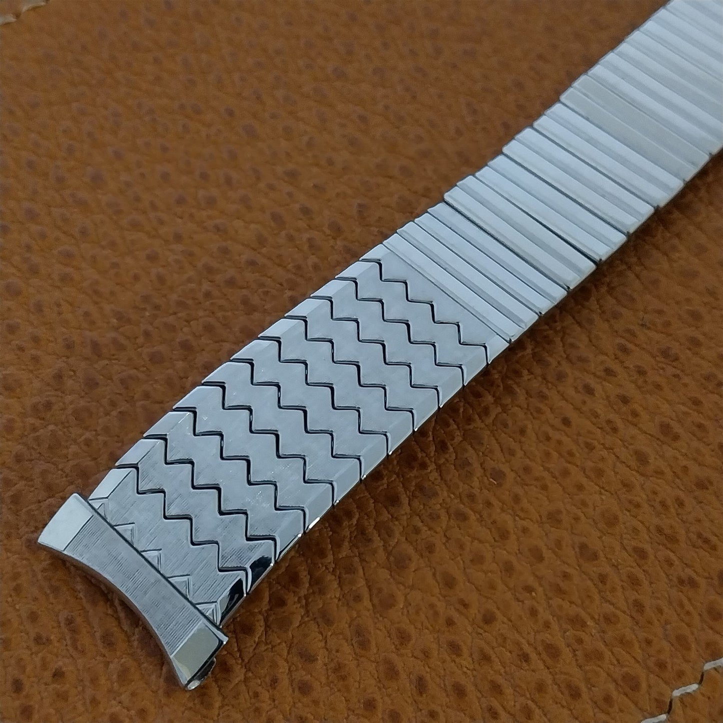 Vintage 18mm 19mm 1950s Kestenmade Classic Unused Stainless Steel Watch Band