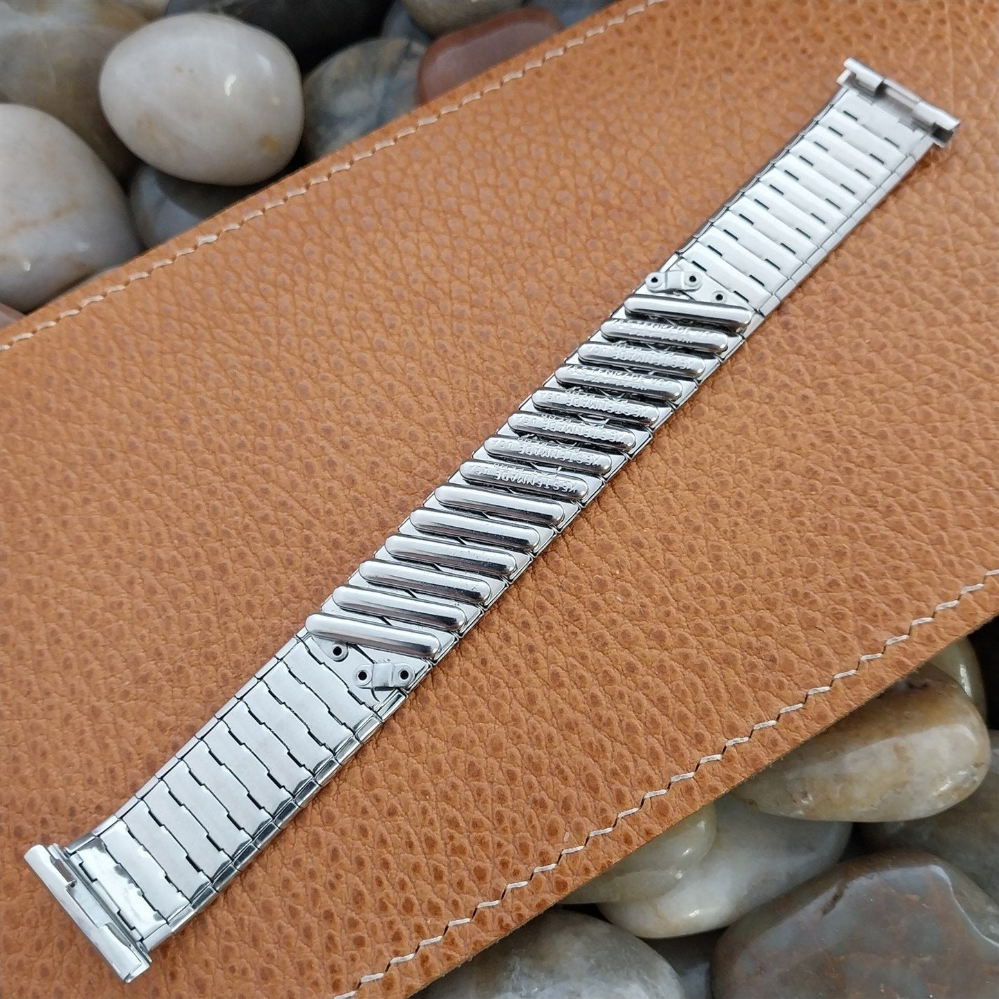 17mm 18mm 19mm 1950s Kestenmade USA Unused Stainless Steel Vintage Watch Band