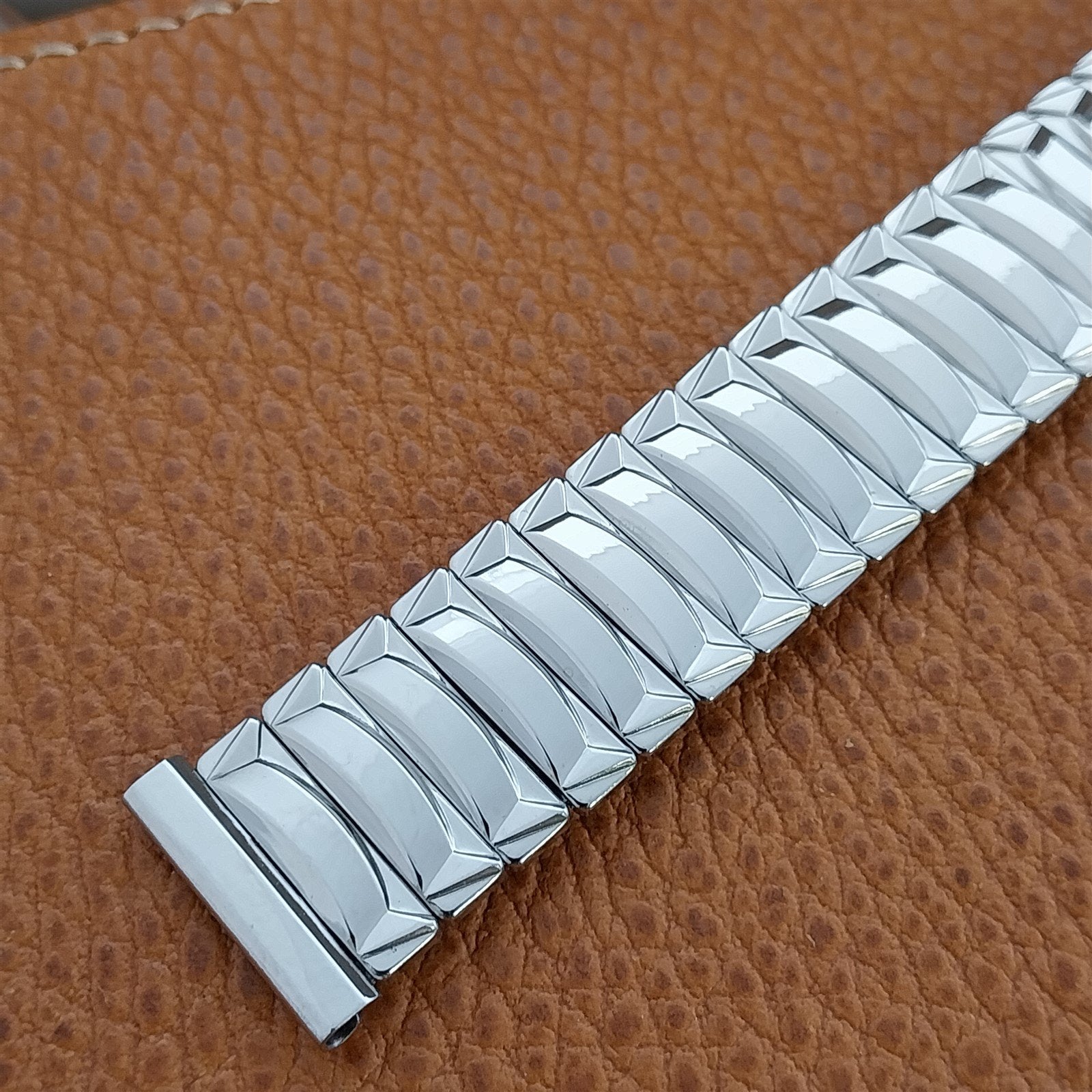 1950s 19mm 18mm Kestenmade Wide Stainless Steel nos Vintage Watch Band