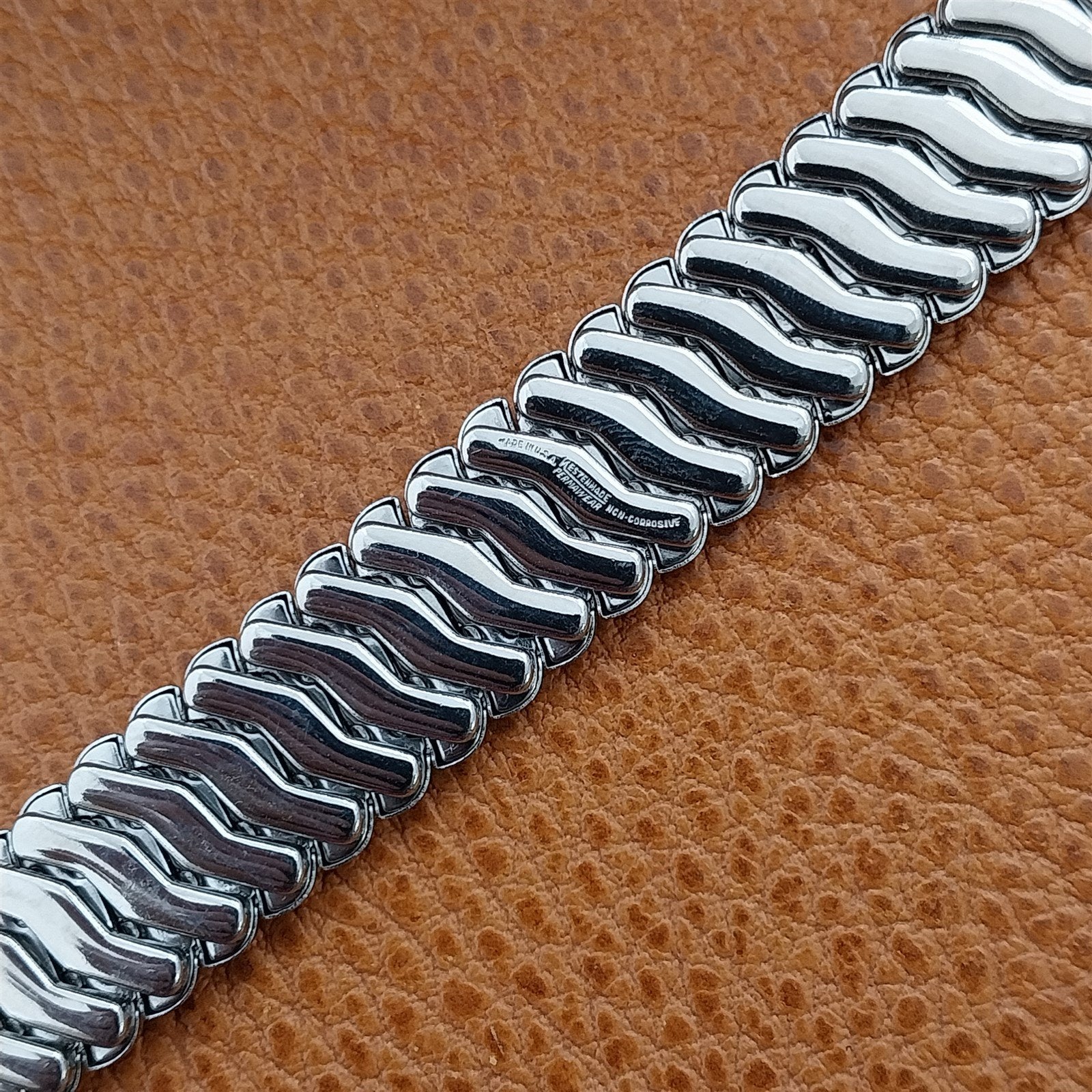 1950s Kestenmade Stainless Steel 19mm 18mm 16mm Unused Vintage Watch Band