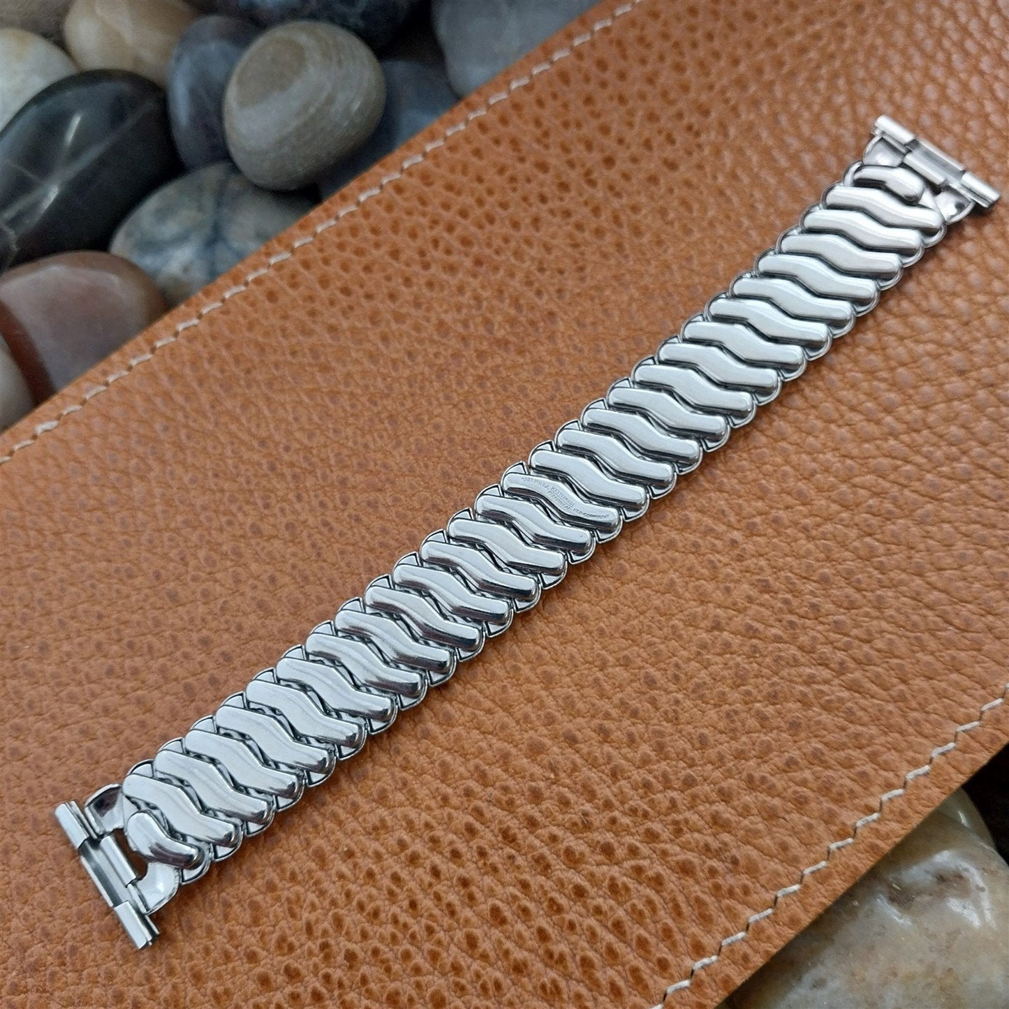 1950s Kestenmade Stainless Steel 19mm 18mm 16mm Unused Vintage Watch Band