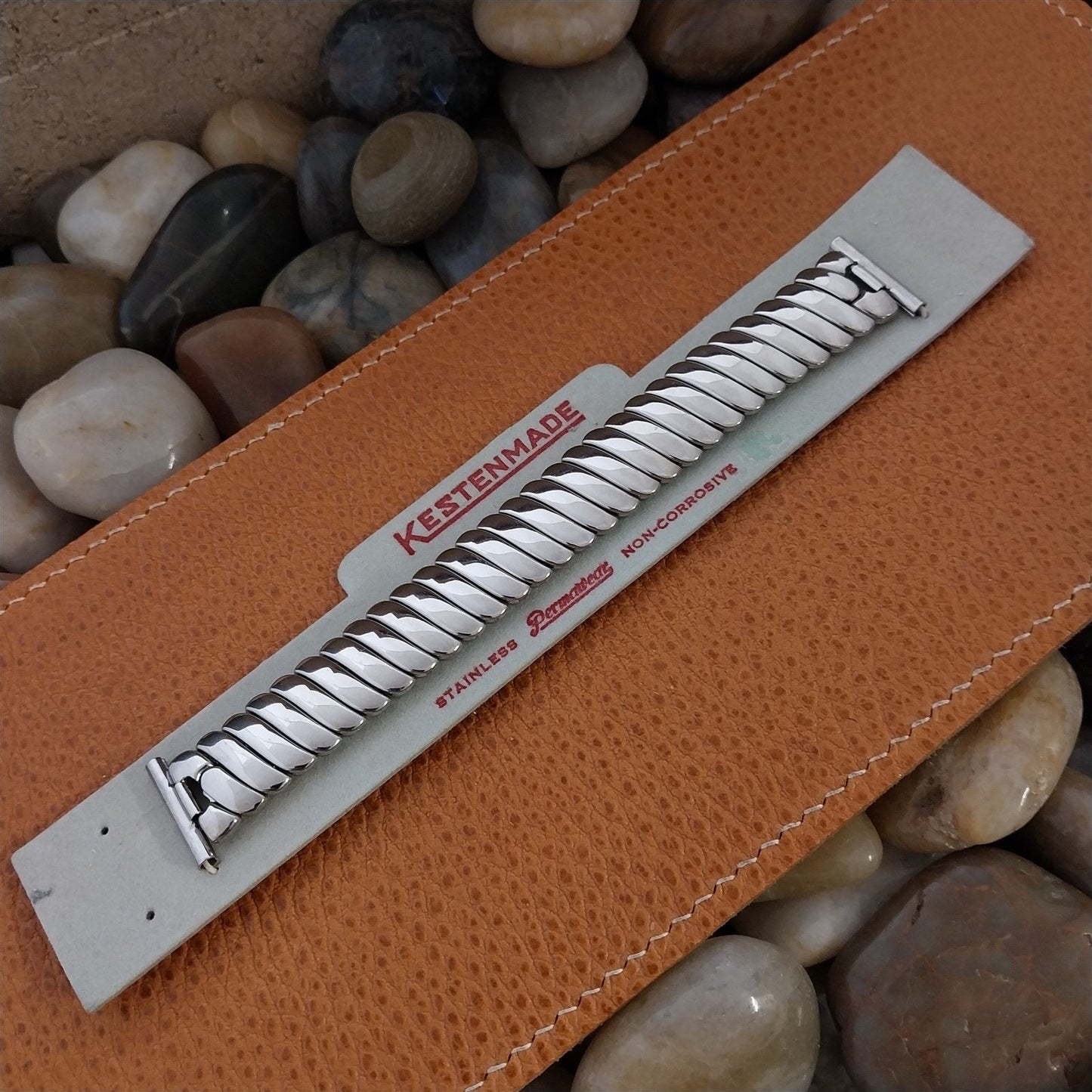 1950s Kestenmade Stainless Steel 19mm 18mm 16mm Unused Vintage Watch Band
