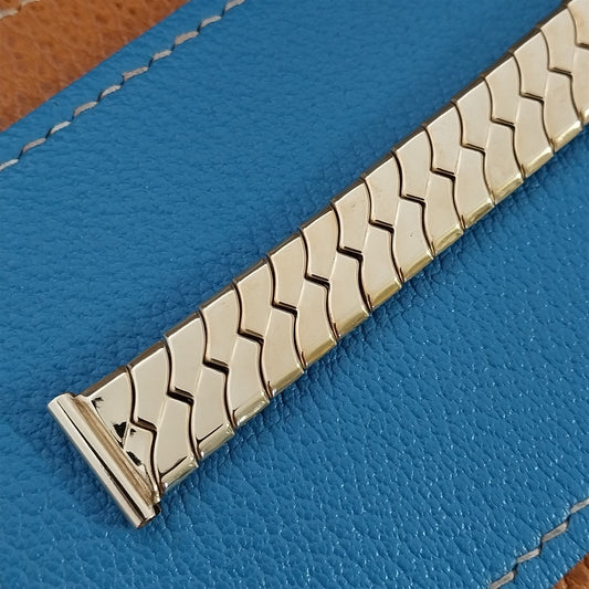 5/8" 1940s 10k Yellow Gold Filled Jaekel USA Unused nos Vintage Watch Band
