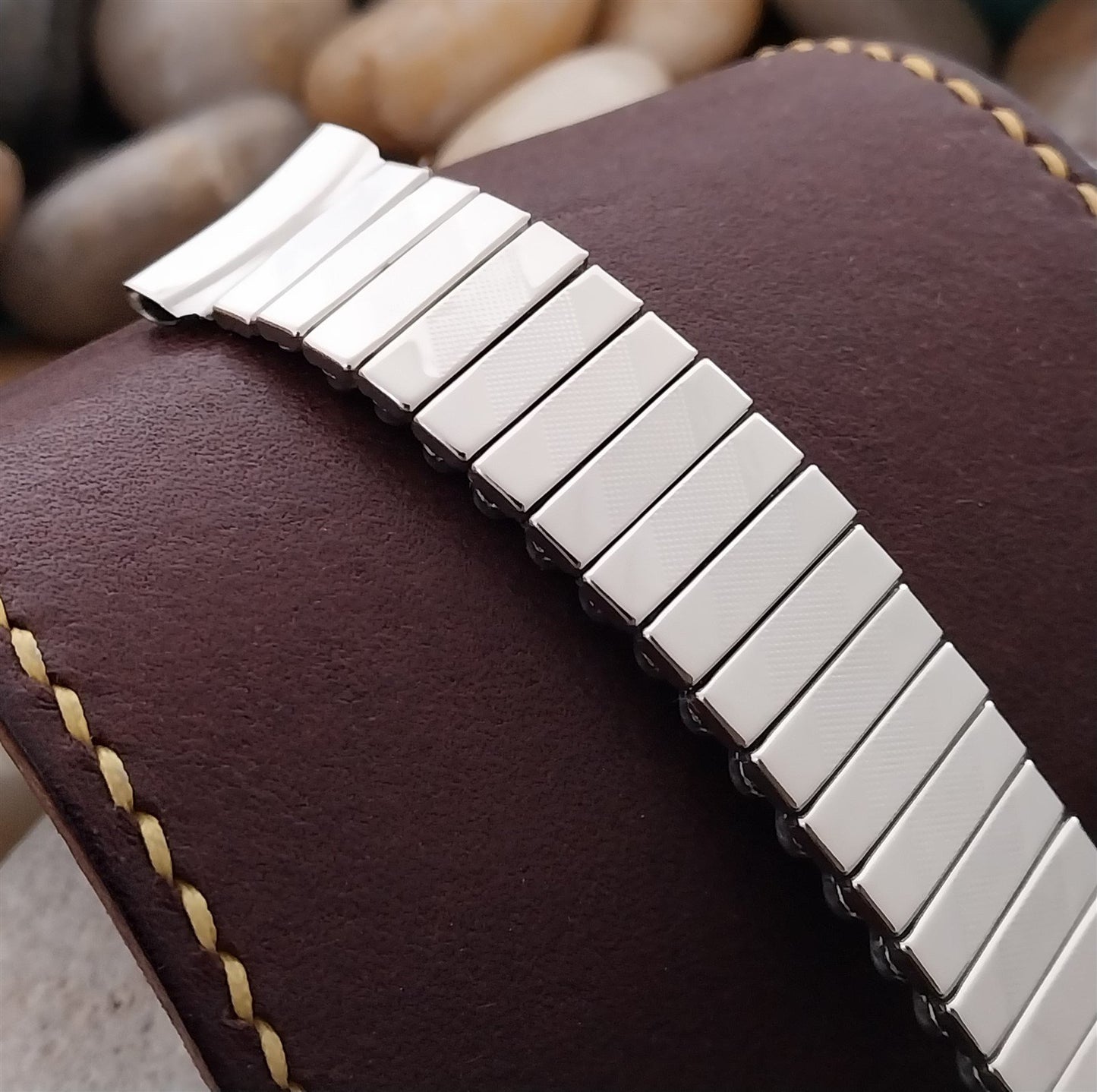 17mm Airflex Stainless Steel Classic Unused 1950s-1960s nos Vintage Watch Band
