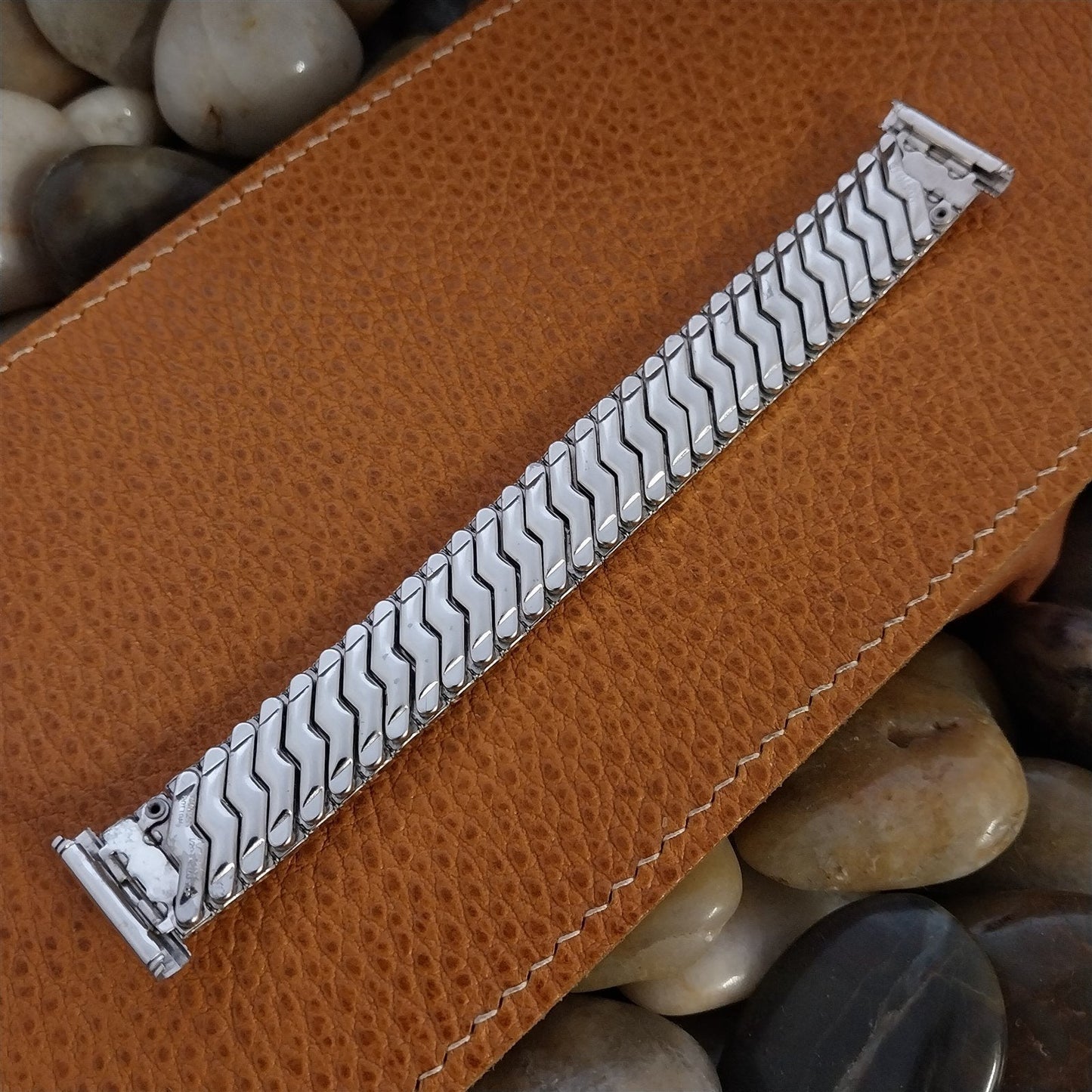 White Gold-Filled Classic Kreisler USA made 1950s New Old Vintage Watch Band nos