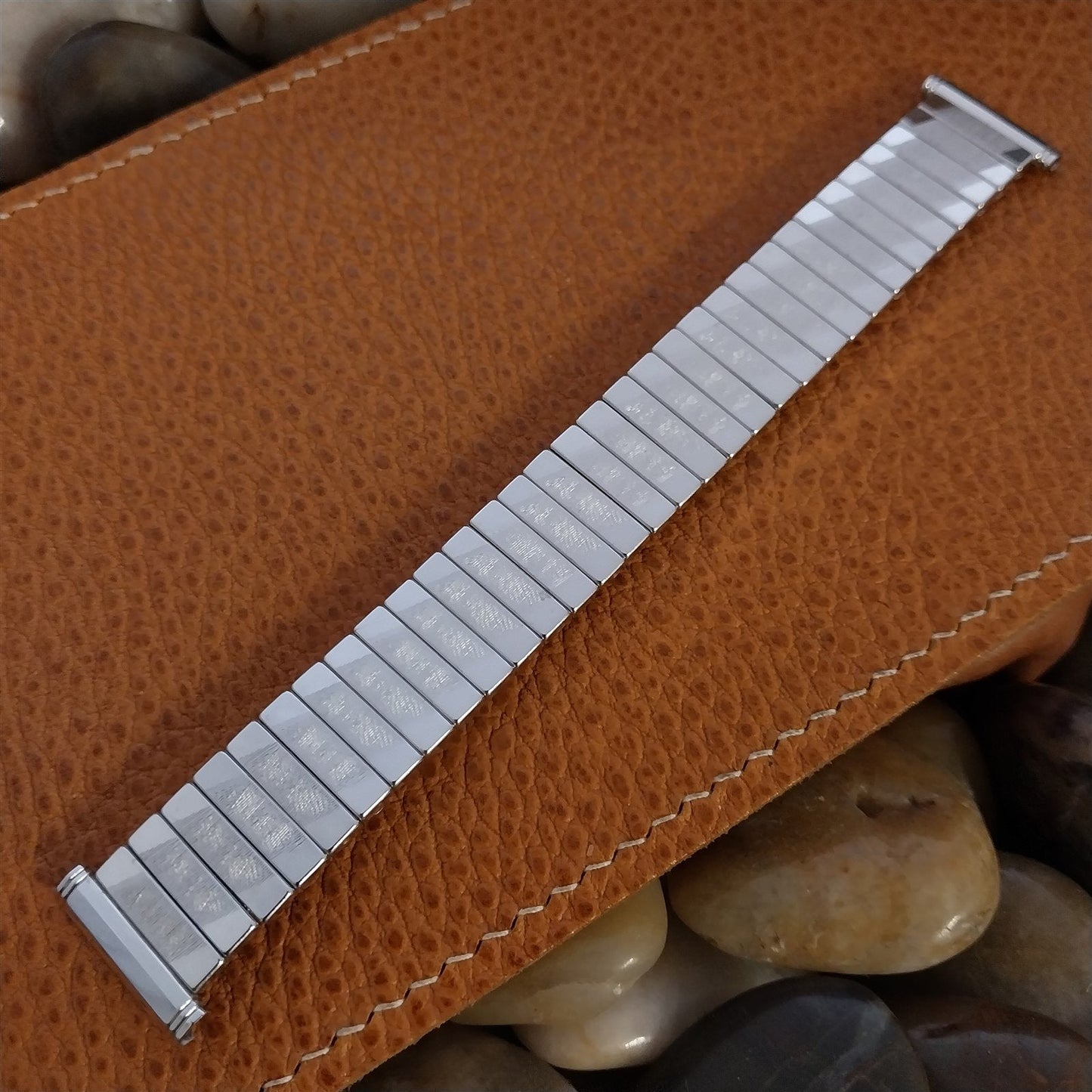 White Gold-Filled Classic Kreisler USA made 1950s New Old Vintage Watch Band nos