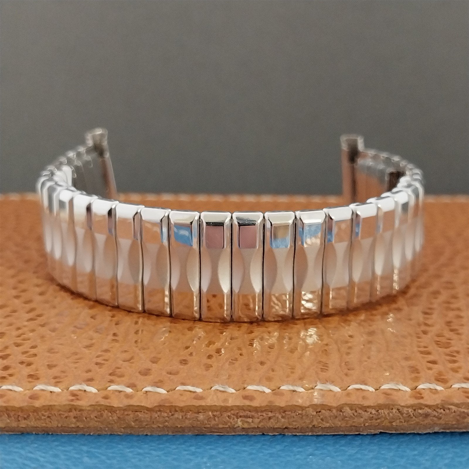 19mm 18mm 16mm 10K White Gold-Filled Kreisler Unused 1950s Watch Band