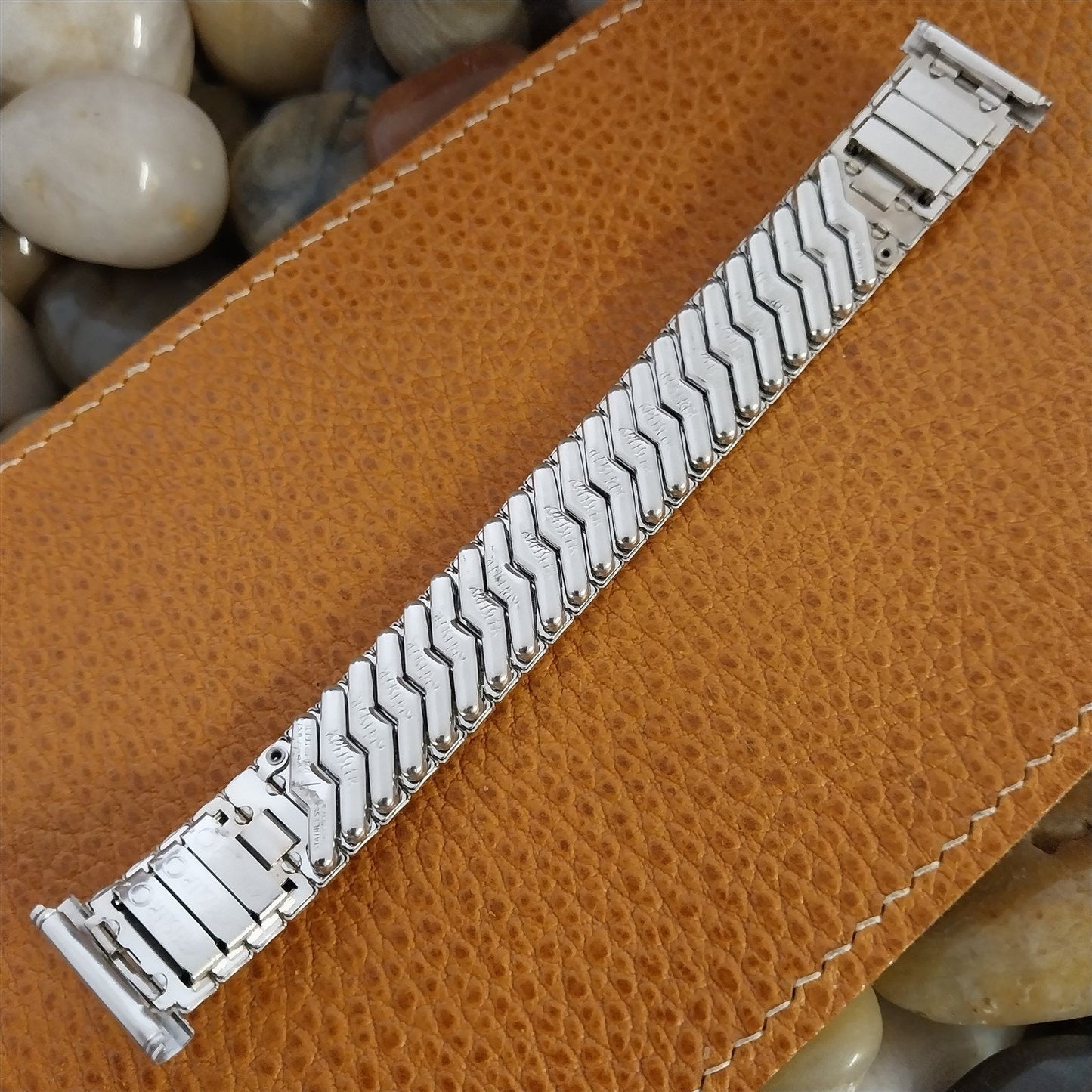 19mm 18mm 16mm 10K White Gold-Filled Kreisler Unused 1950s Watch Band