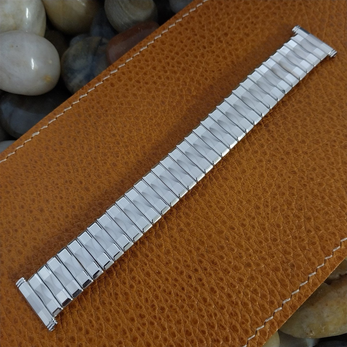 19mm 18mm 16mm 10K White Gold-Filled Kreisler Unused 1950s Watch Band