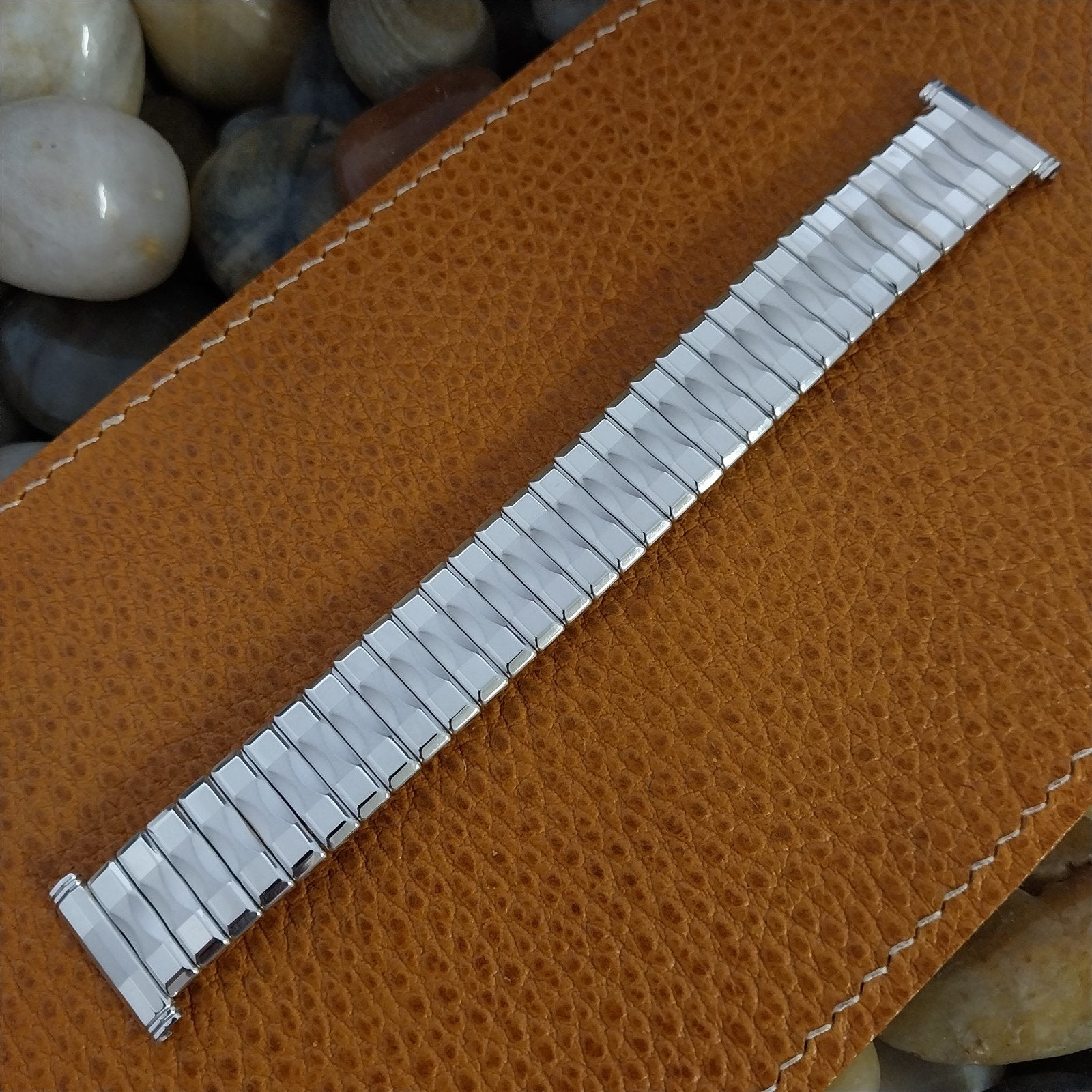 19mm 18mm 16mm 10K White Gold-Filled Kreisler Unused 1950s Watch Band