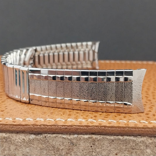 17.2mm Kreisler USA Stainless Steel nos 1960s Vintage Watch Band