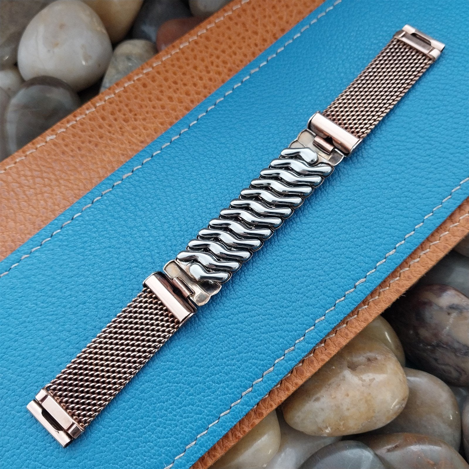 1940s Rose Gold-Filled Kestenmade Cosmopolitan 14mm Unused Classic Watch Band