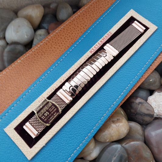 1940s Rose Gold-Filled Kestenmade Cosmopolitan 14mm Unused Classic Watch Band