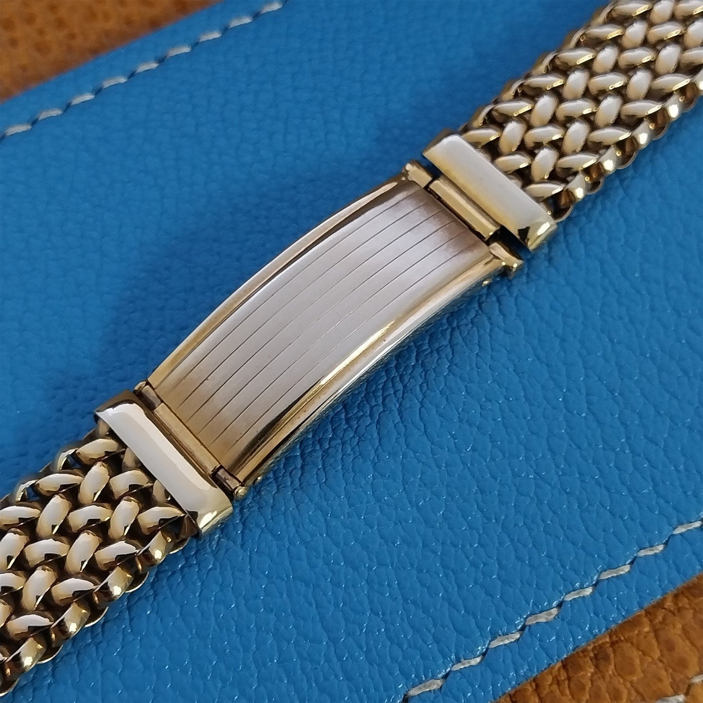 1940s Vintage 19mm 18mm Rose Gold-Filled Kreisler Mesh Unused Classic Watch Band