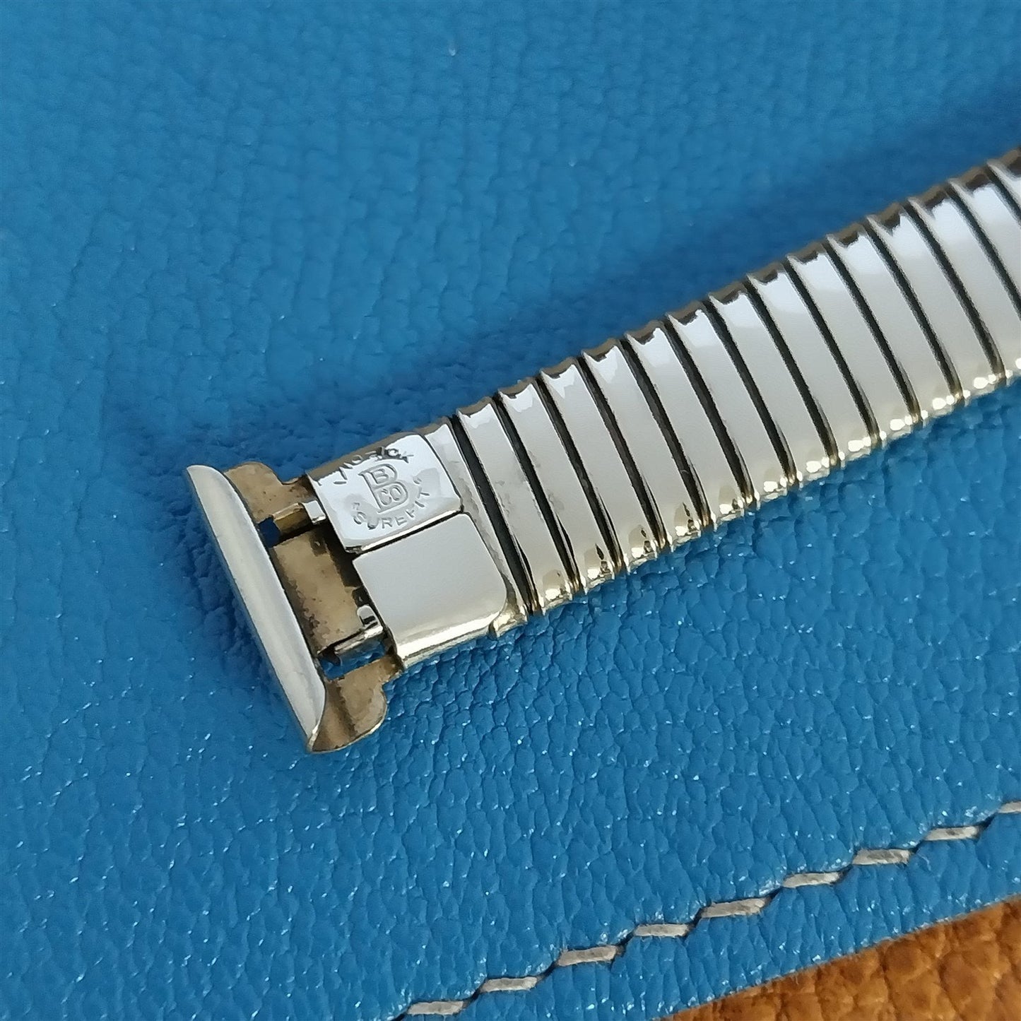 5/8" 15mm Bliss Antique White Gold-Filled Wire Lug Unused Classic Watch Band