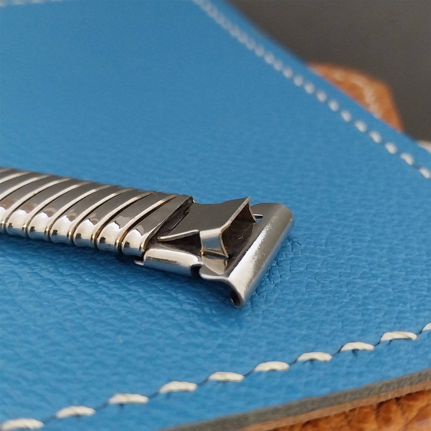 5/8" 15mm Bliss Antique White Gold-Filled Wire Lug Unused Classic Watch Band