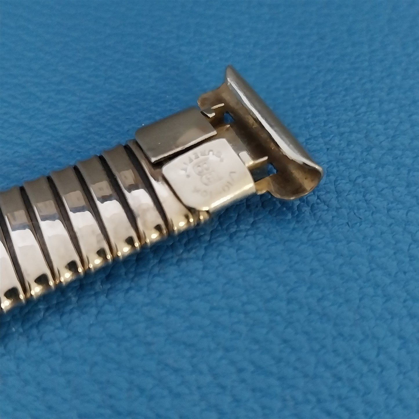 5/8" 15mm Bliss Antique White Gold-Filled Wire Lug Unused Classic Watch Band