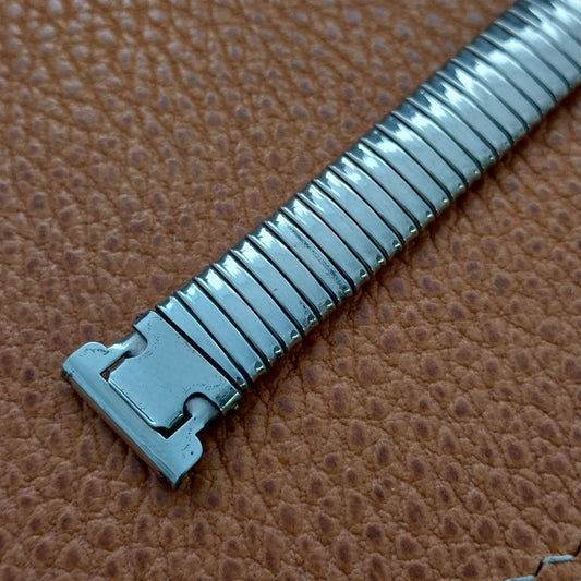 5/8" Bliss USA 10k White Gold-Filled On Sterling Wire Lug Vintage Watch Band