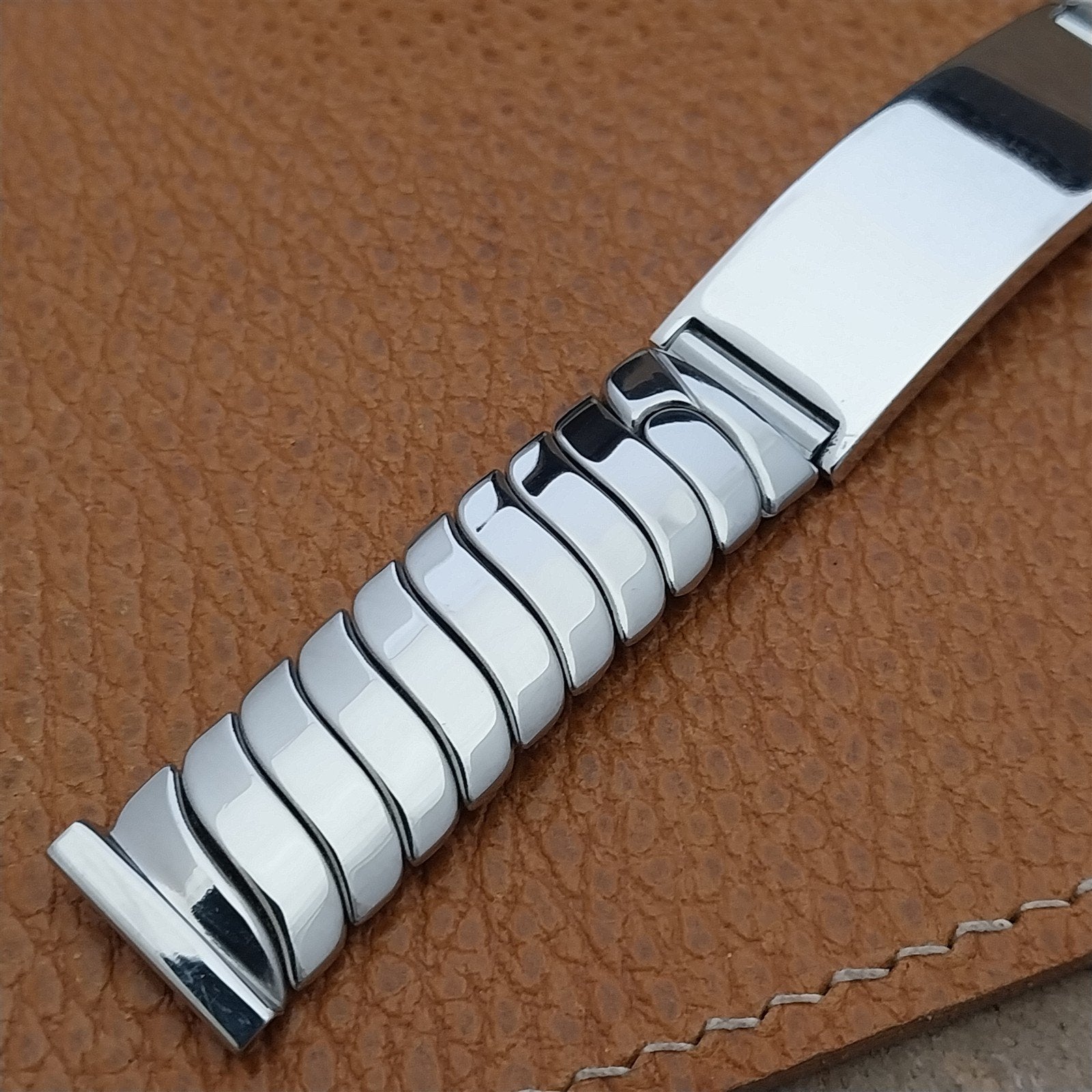 Vintage Sterling Silver ID & Stainless Steel 1951 Expansion Unused Watch Band