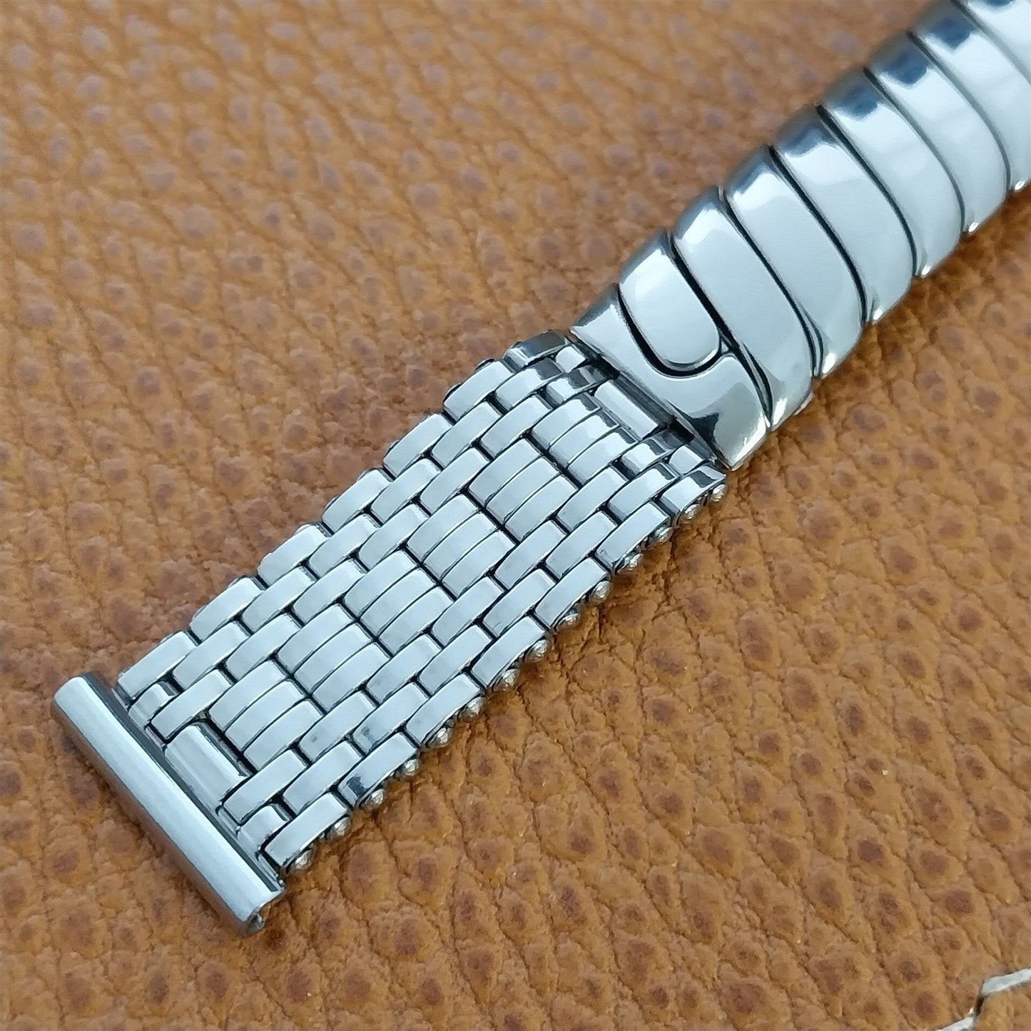 1951 Vintage 5/8" Flex-Let Stainless Steel Flex-Weave Unused Classic Watch Band