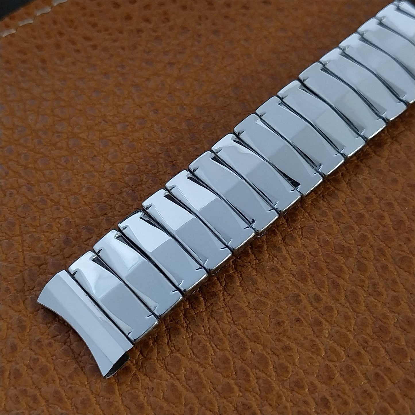 Vintage Flex-Let Statler 5/8" Stainless Steel Classic 1960 Unused Watch Band