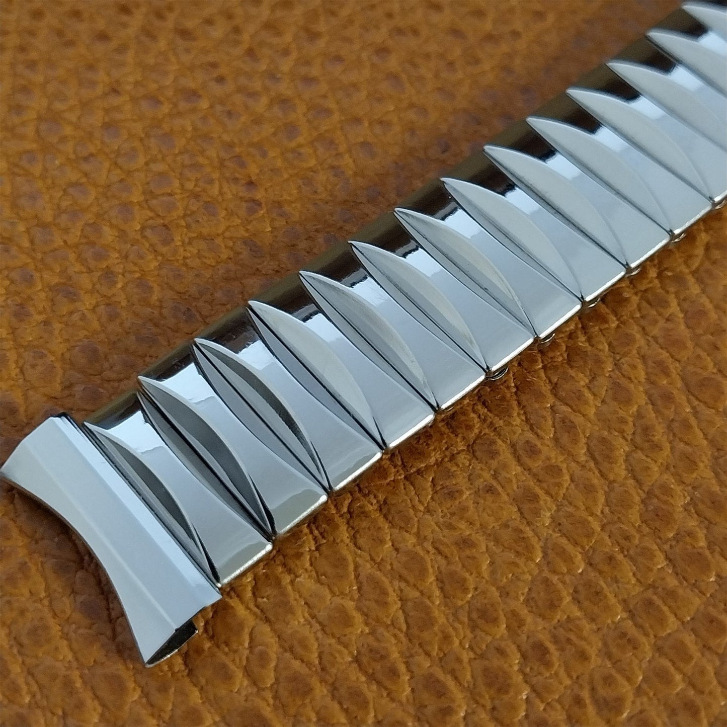 Vintage 1959 Flex-Let Rex Stainless Steel Expansion 17.2mm Unused nos Watch Band