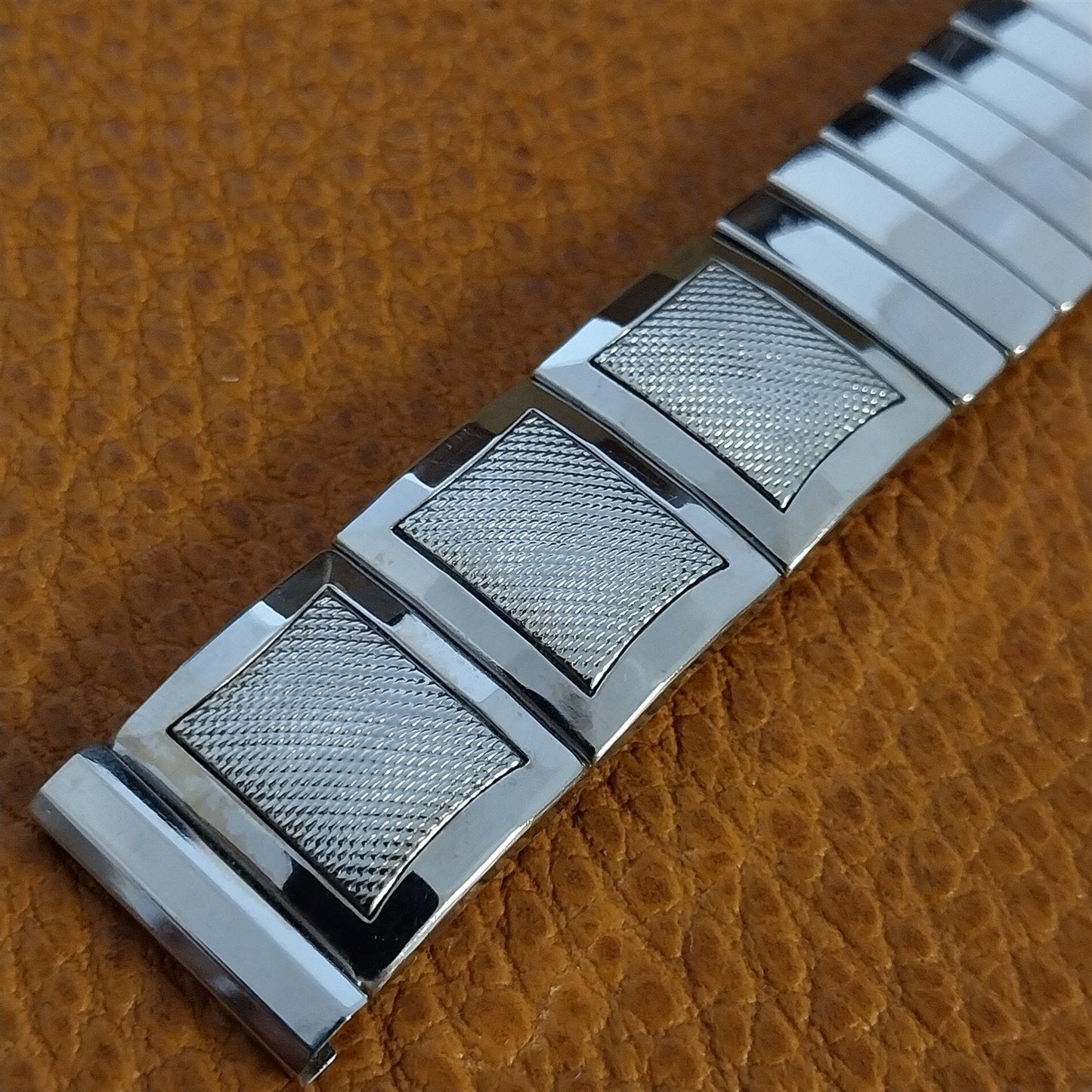 Vintage 1959 17.2mm White Gold-Filled Flex-Let Imperial Unused nos Watch Band