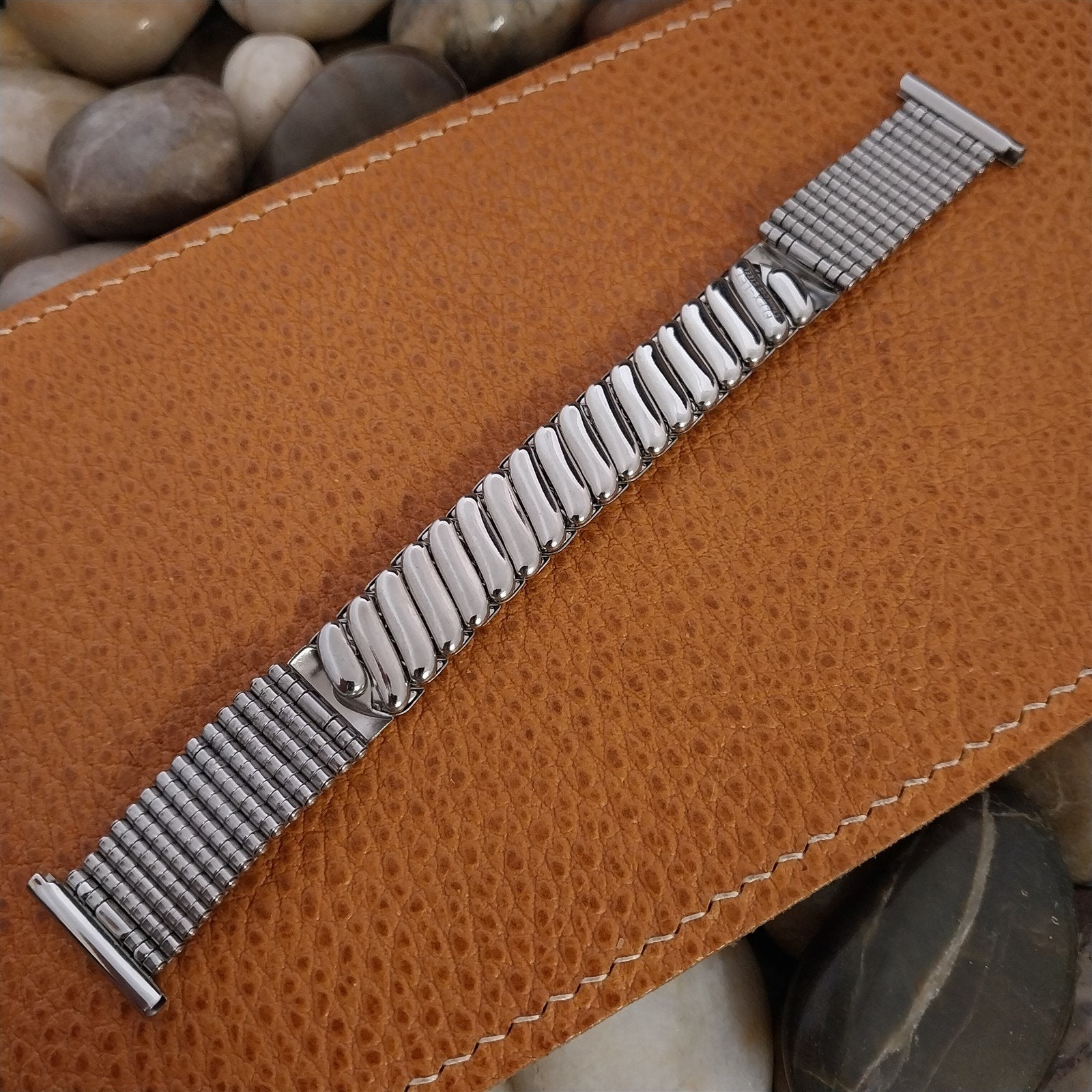 Vintage 1951 Flex-Let Flex-Weave Classic Stainless Steel Stretch nos Watch Band