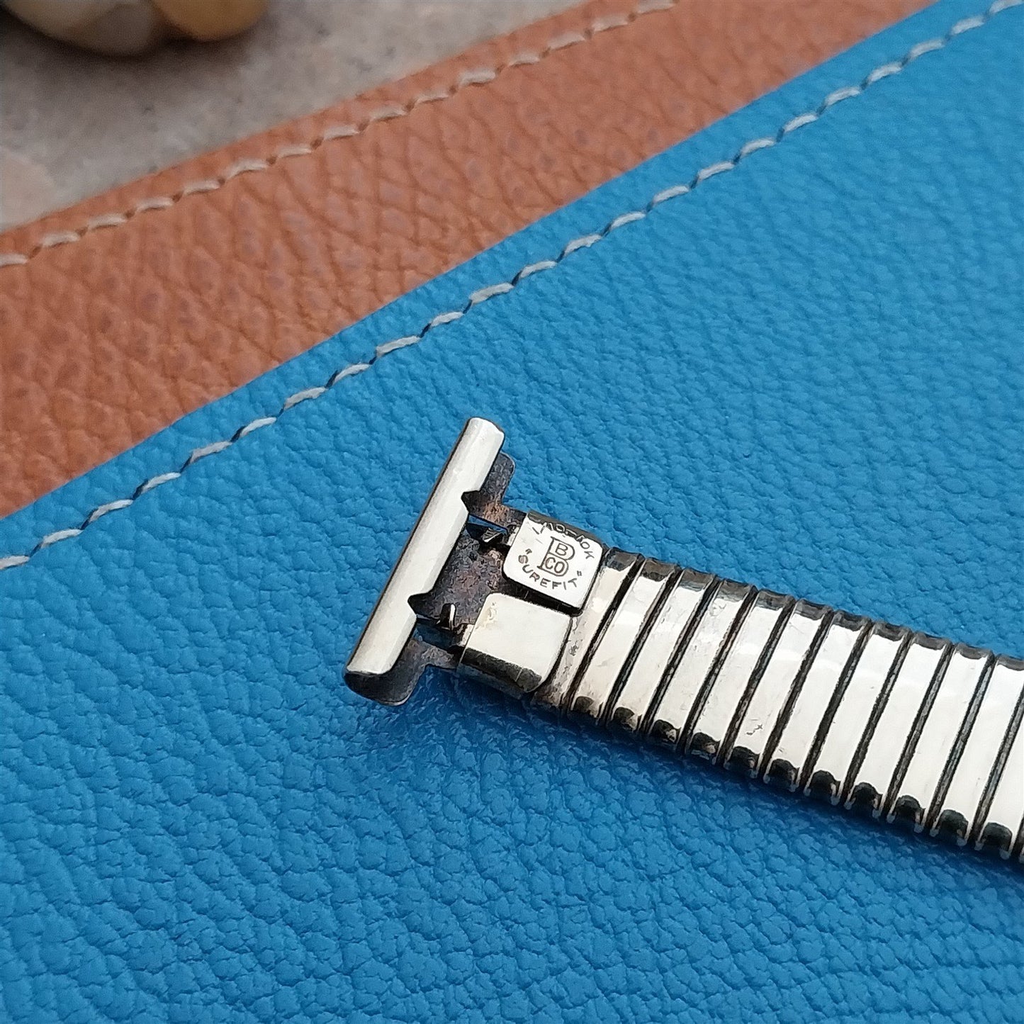 1930s Bliss SureFit 10k Yellow Gold-Filled Wire Lug Unused Vintage Watch Band