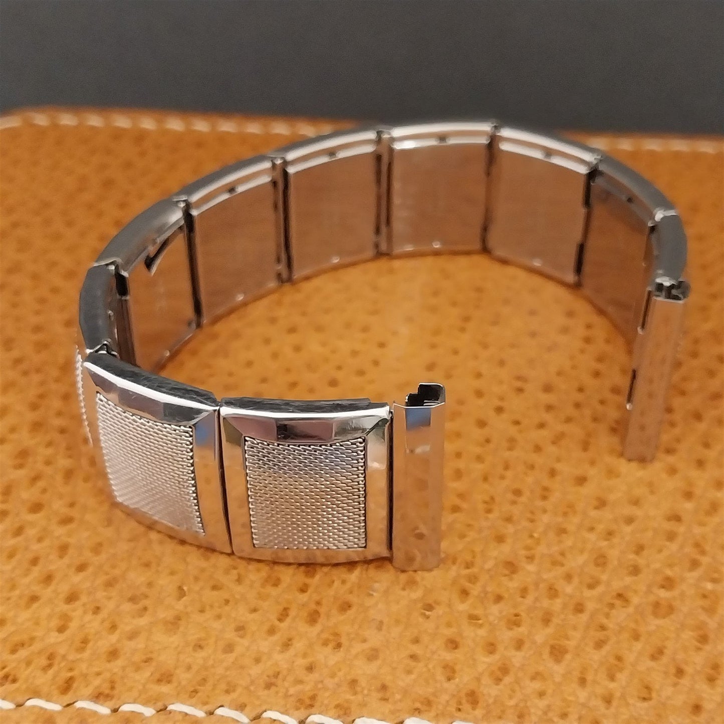 Vintage 17.2mm White Gold-Filled Flex-Let Classic nos 1958 MCM Unused Watch Band