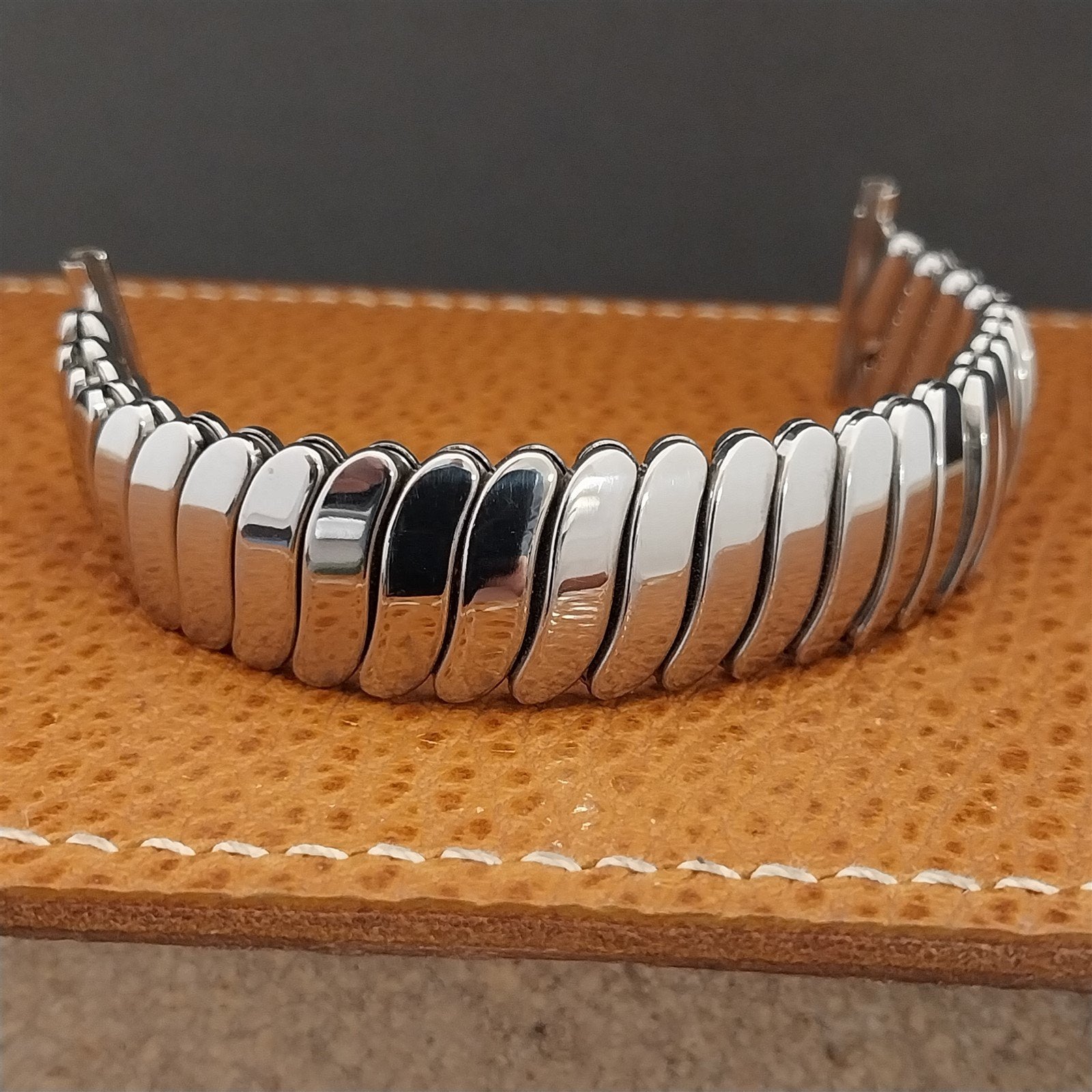 Vintage 1955 Flex-Let Calvin Short Stainless Steel 19mm 18mm 16mm NOS Watch Band