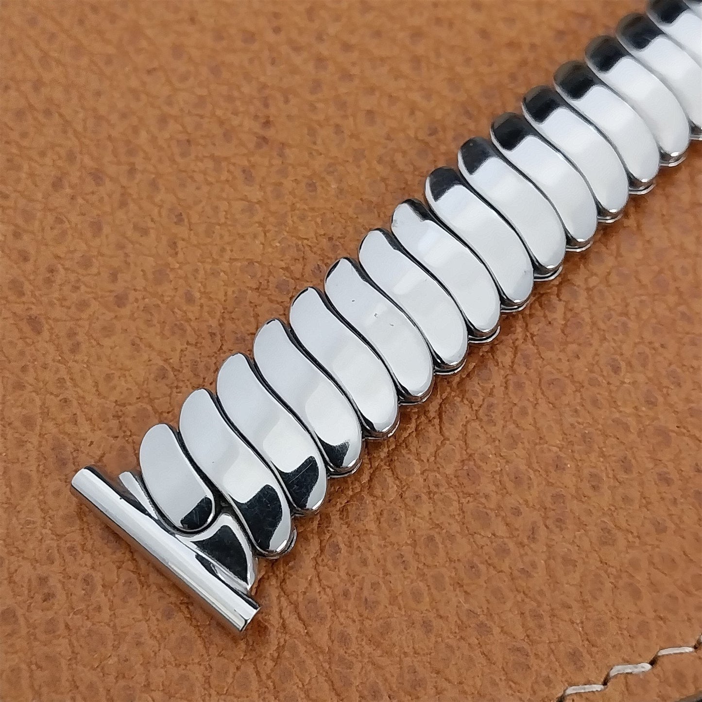 Vintage 1955 Flex-Let Calvin Short Stainless Steel 19mm 18mm 16mm NOS Watch Band