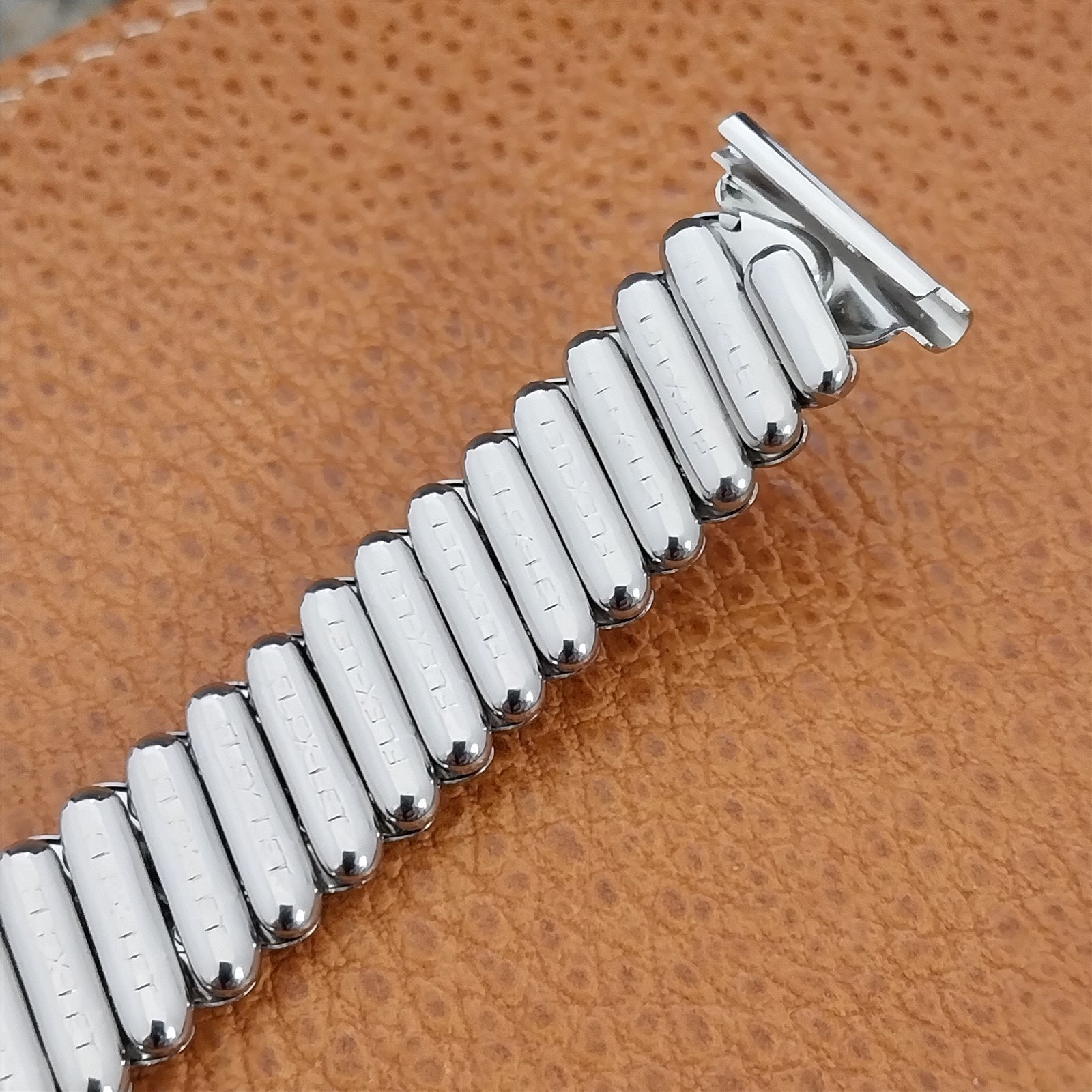 Vintage 1955 Flex-Let Calvin Short Stainless Steel 19mm 18mm 16mm NOS Watch Band
