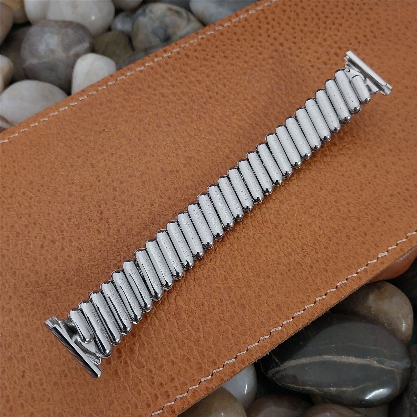 Vintage 1955 Flex-Let Calvin Short Stainless Steel 19mm 18mm 16mm NOS Watch Band