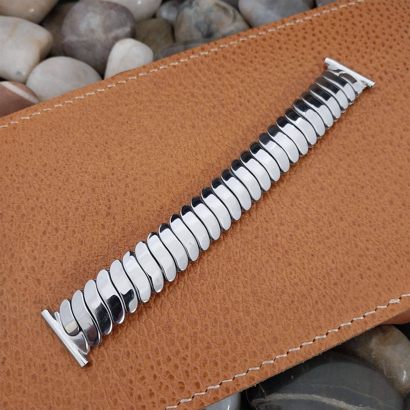 Vintage 1955 Flex-Let Calvin Short Stainless Steel 19mm 18mm 16mm NOS Watch Band