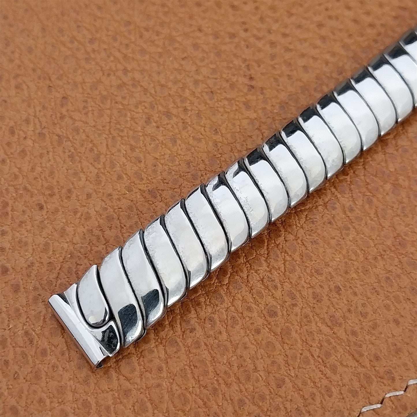 1950s Vintage 1/2" White Gold-Filled Flex-Let nos Classic Unused Watch Band