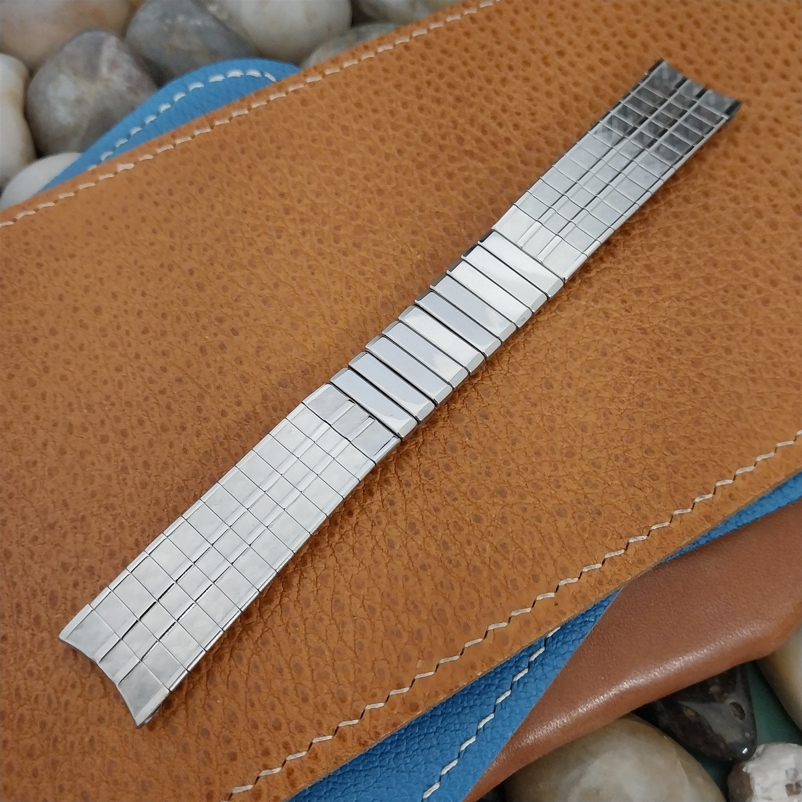 Gruen Seafarer Stainless Steel Baldwin nos 1960s Vintage Watch Band