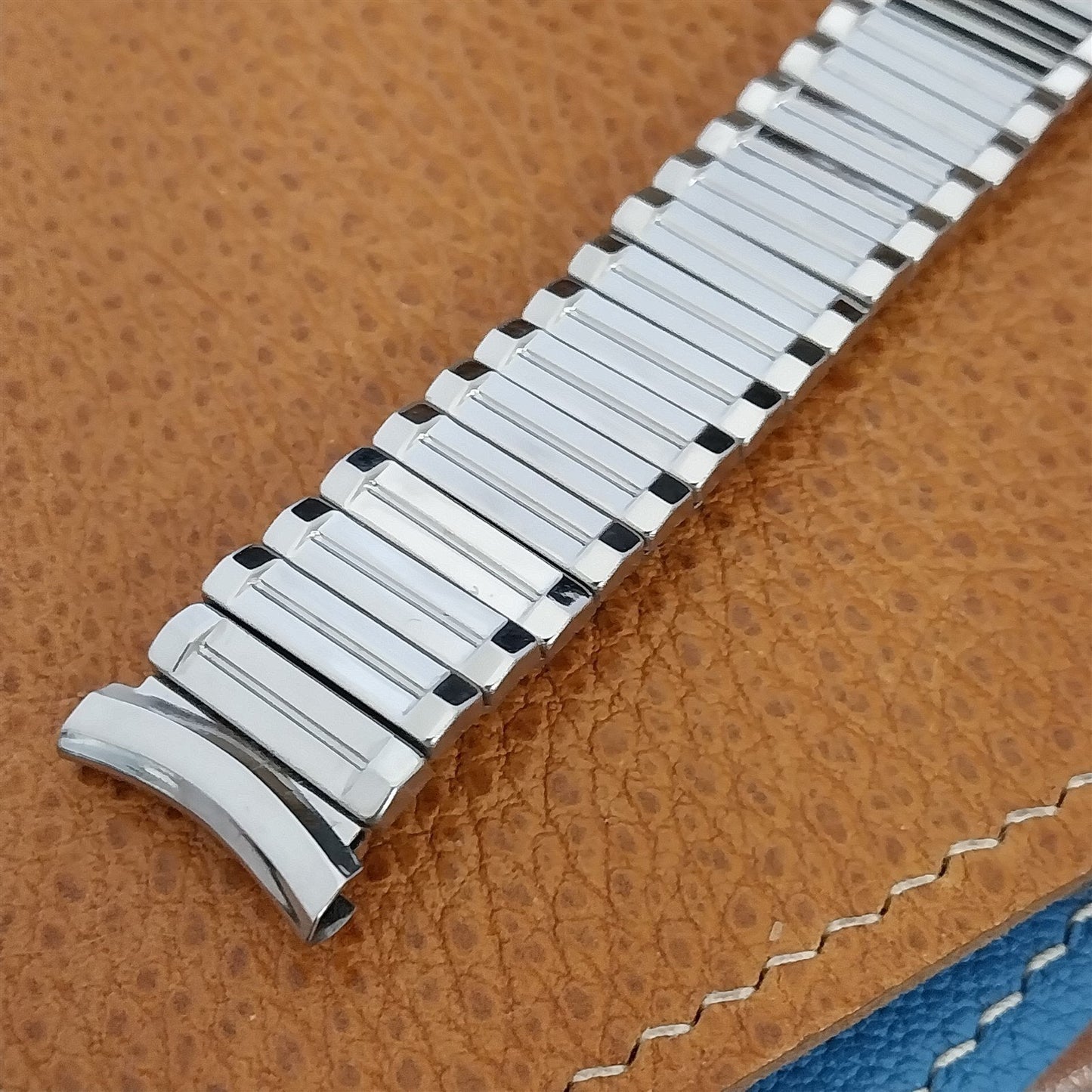 19mm Stainless Steel Baldwin USA Unused 1960s Old-Stock nos Vintage Watch Band