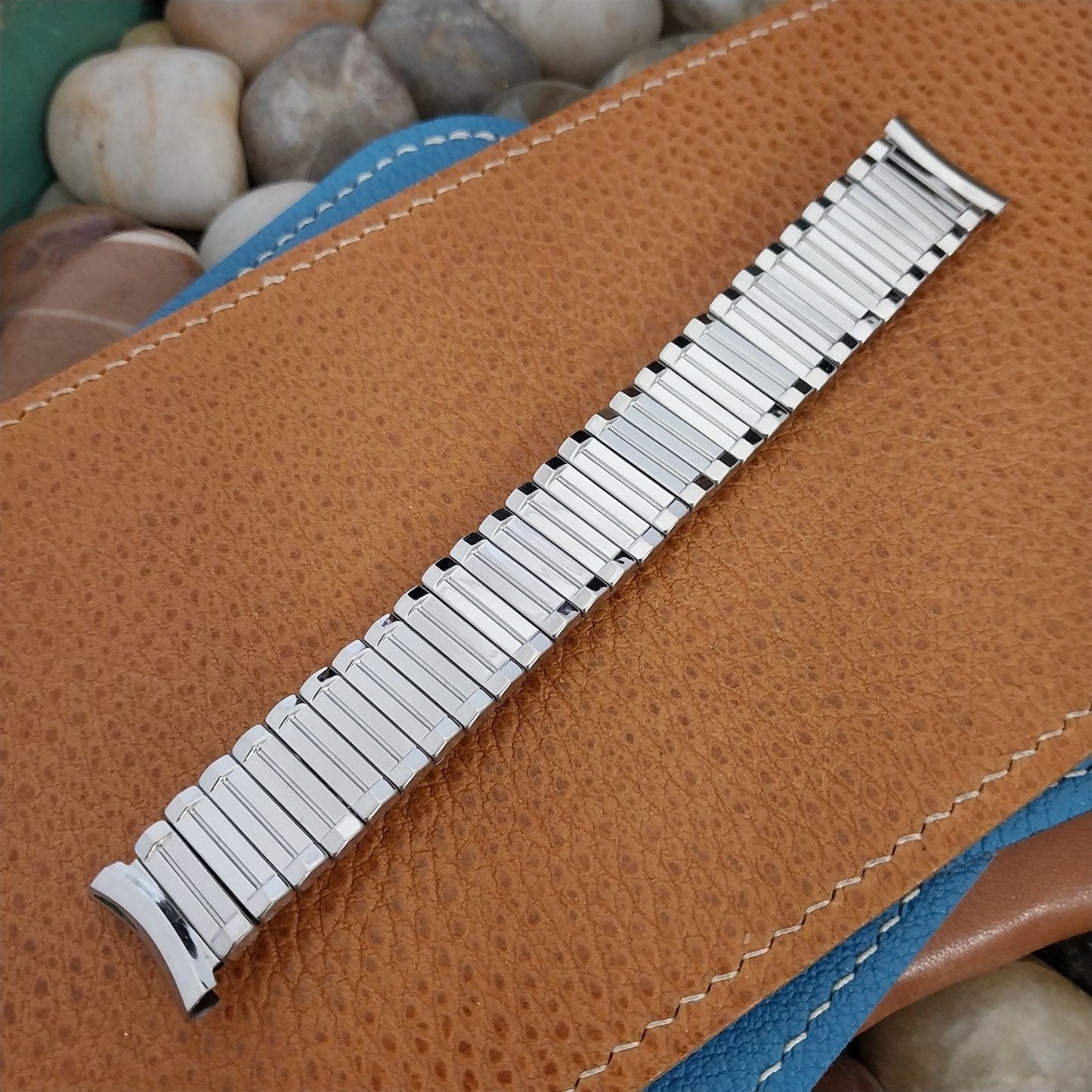 19mm Stainless Steel Baldwin USA Unused 1960s Old-Stock nos Vintage Watch Band