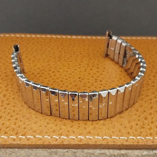 Vintage 1950s nos Duchess USA Stainless Steel Scissor Expansion Watch Band