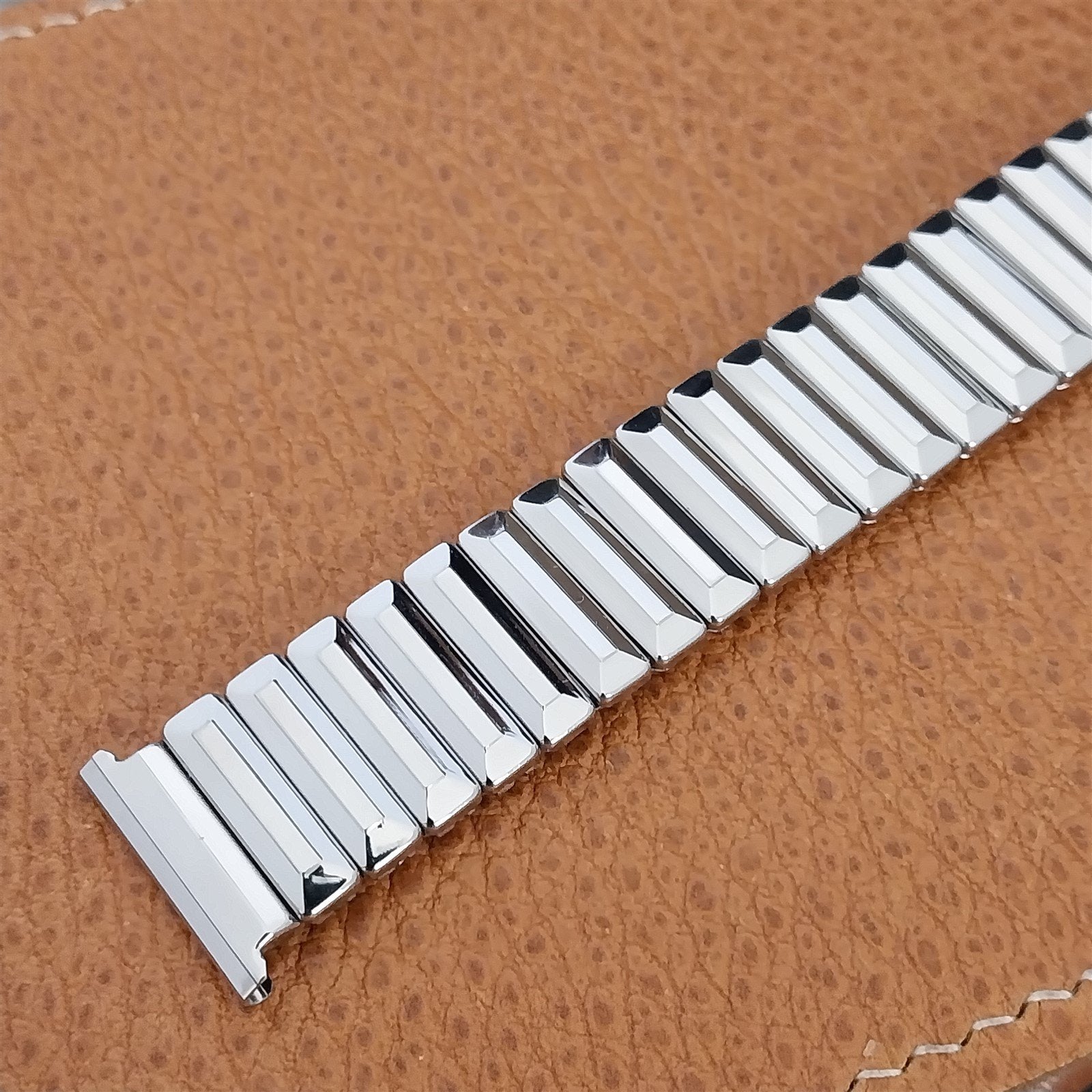 Vintage 1950s nos Duchess USA Stainless Steel Scissor Expansion Watch Band