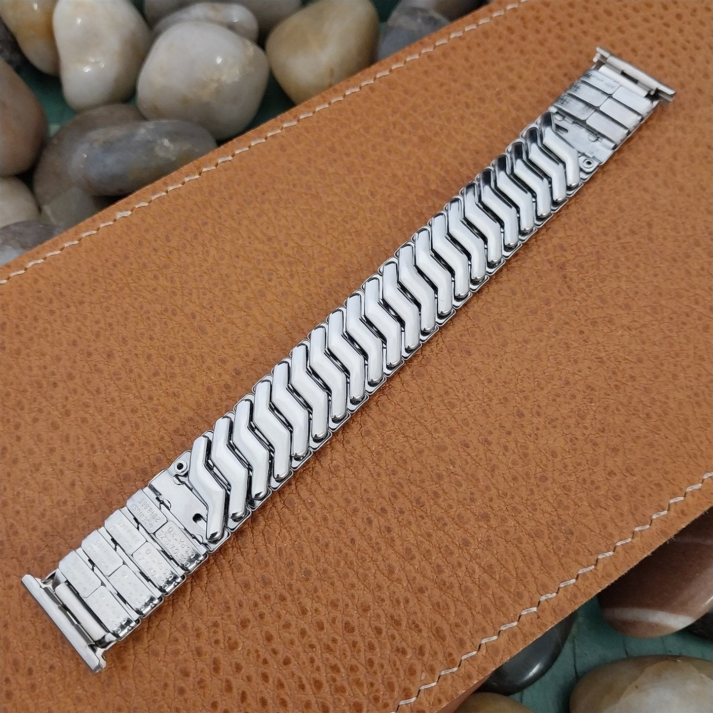 Vintage 1950s nos Duchess USA Stainless Steel Scissor Expansion Watch Band