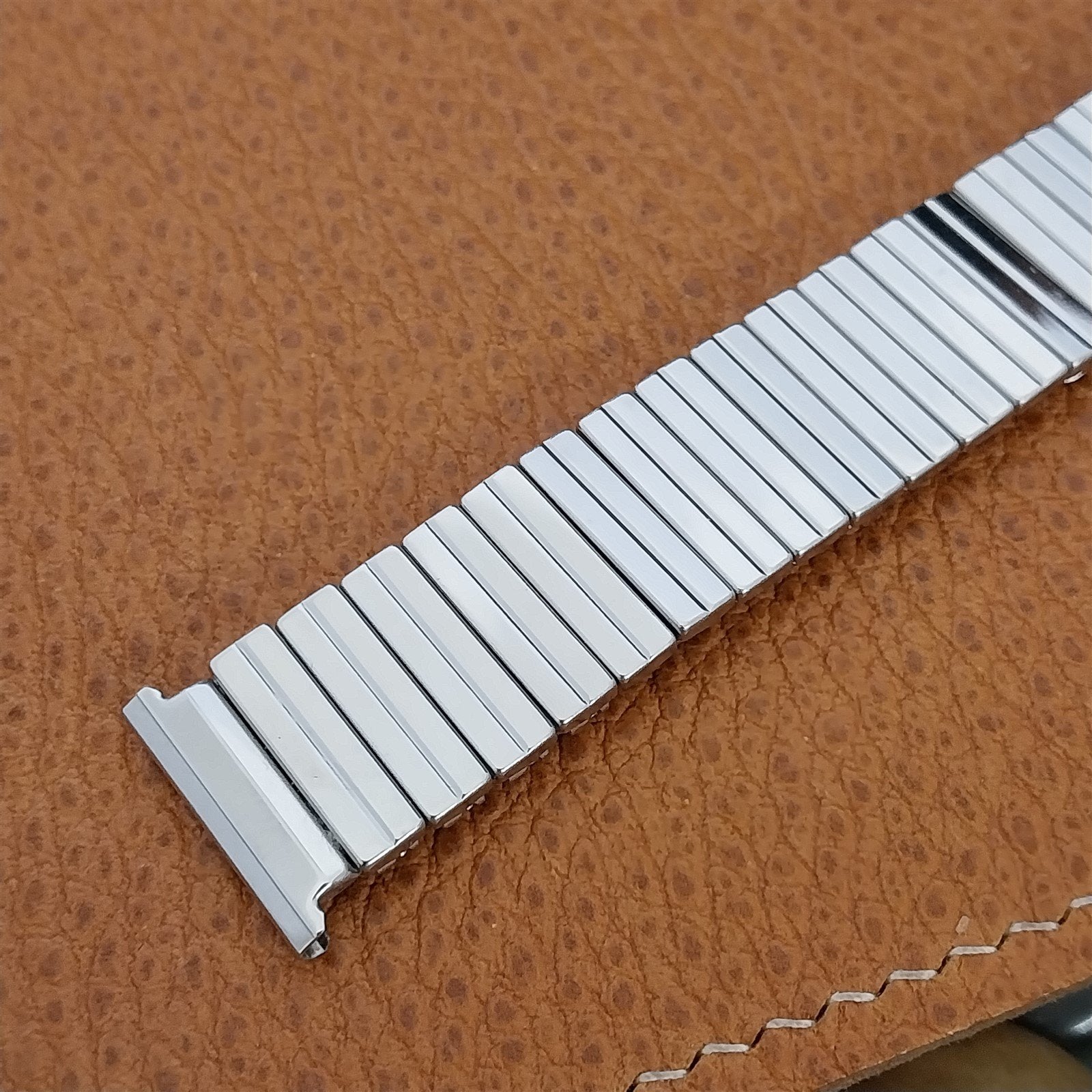 Vintage 1950s Stainless Steel Scissor Expansion Unused nos Duchess Watch Band