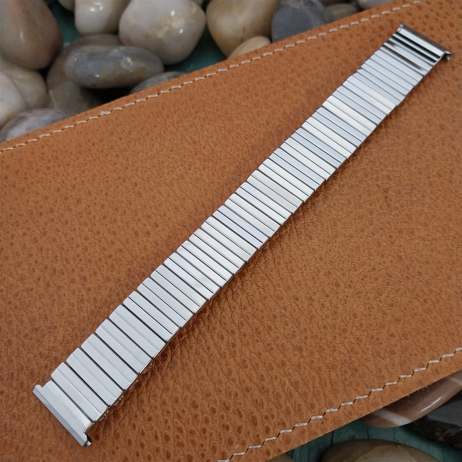 Vintage 1950s Stainless Steel Scissor Expansion Unused nos Duchess Watch Band