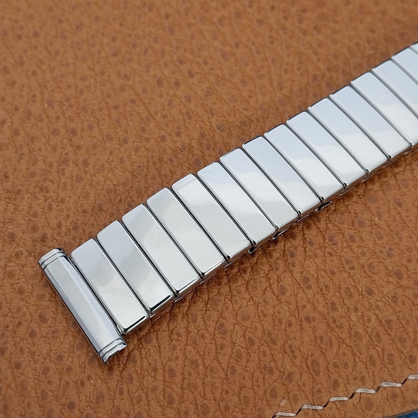 Vintage 19mm 1950s Stainless Steel Scissor Expansion Duchess Unused Watch Band