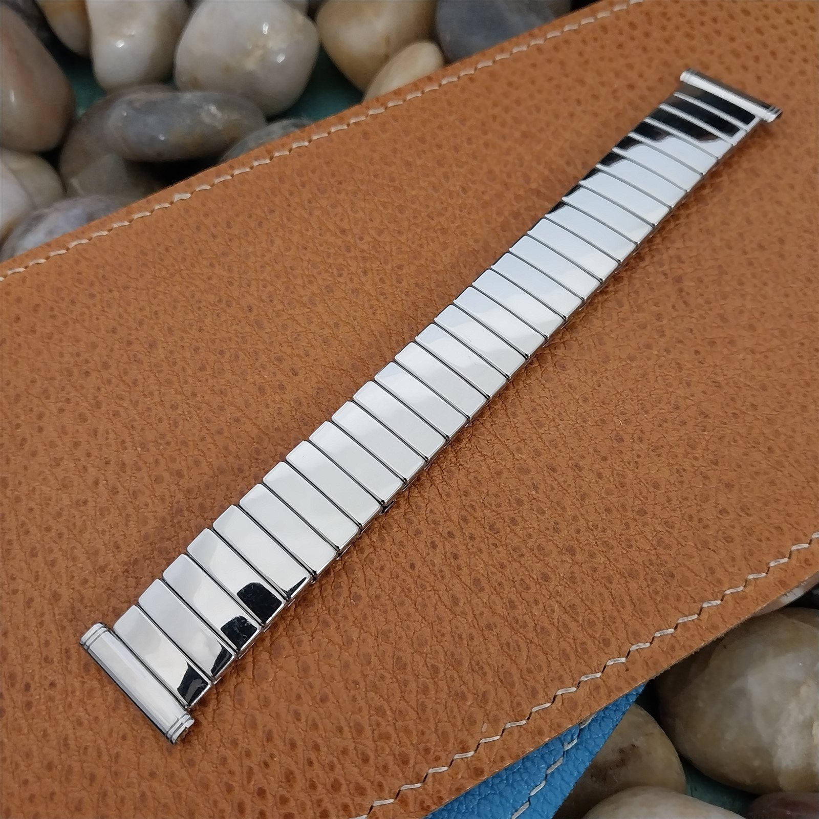 Vintage 19mm 1950s Stainless Steel Scissor Expansion Duchess Unused Watch Band