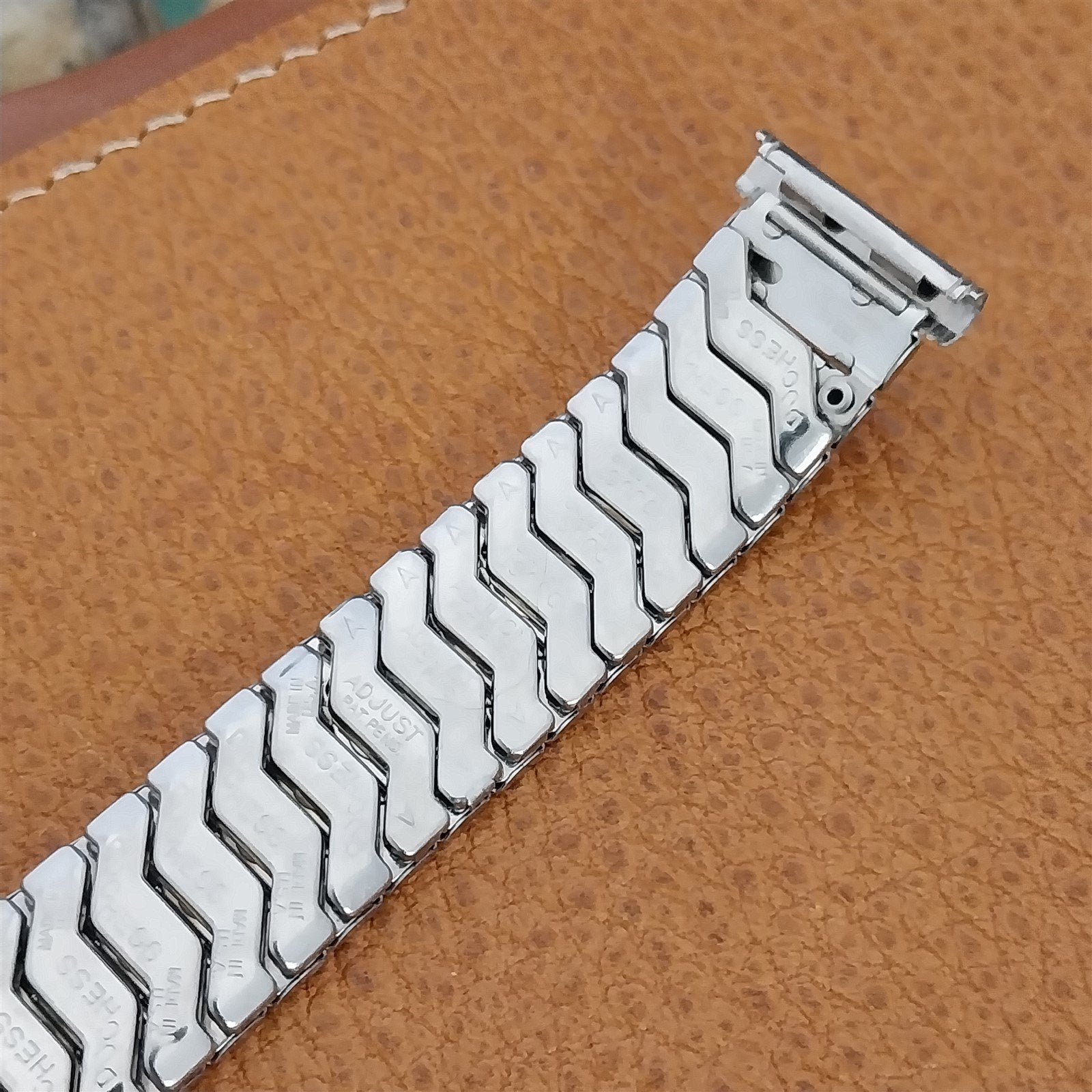 1950s Vintage Watch Band Stainless Steel Scissor Expansion Duchess USA Unused