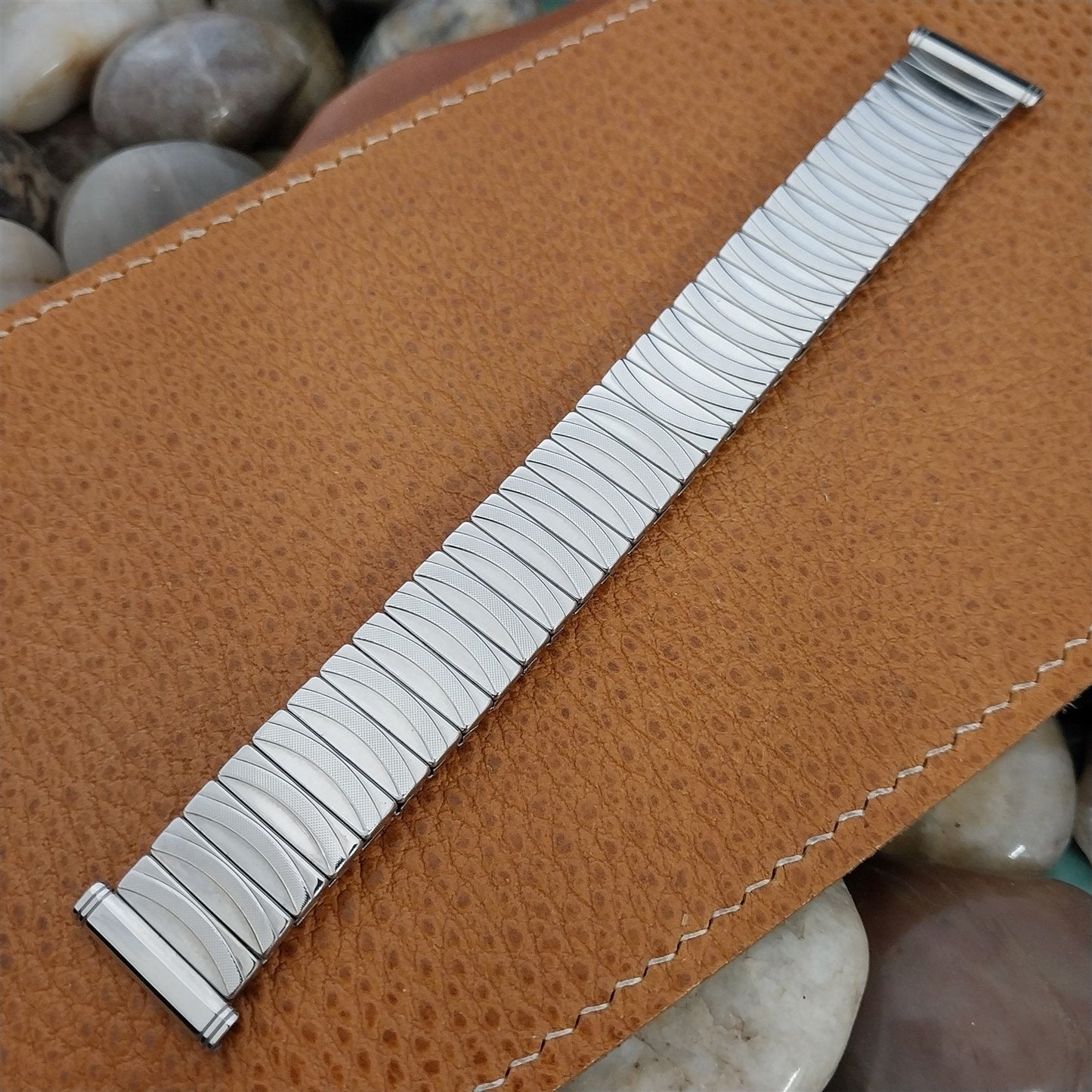 1950s Vintage Watch Band Stainless Steel Scissor Expansion Duchess USA Unused
