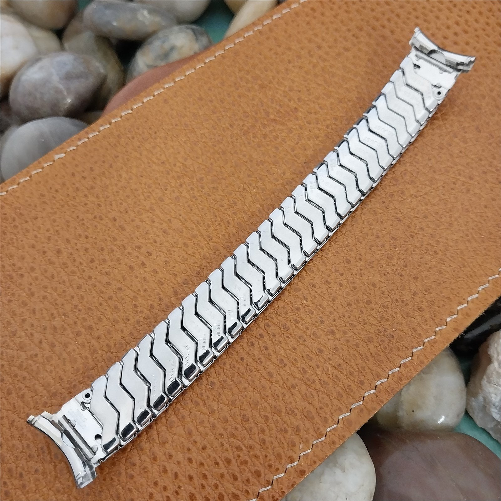 19mm 18mm Stainless Steel Expansion Duchess nos Unused 1950s Vintage Watch Band