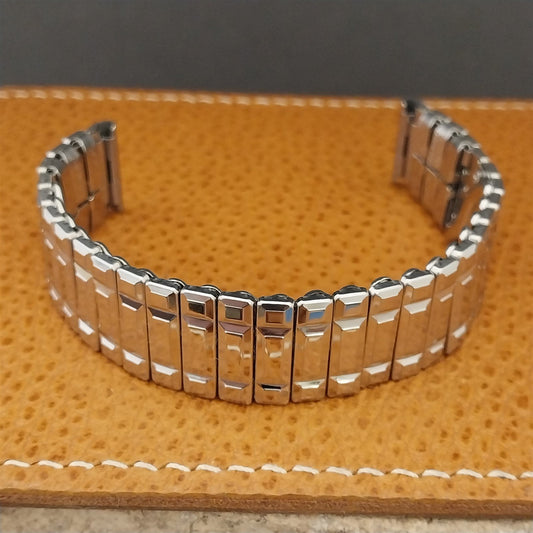 5/8" Stainless Steel Scissor Expansion Duchess USA nos 1950s Vintage Watch Band